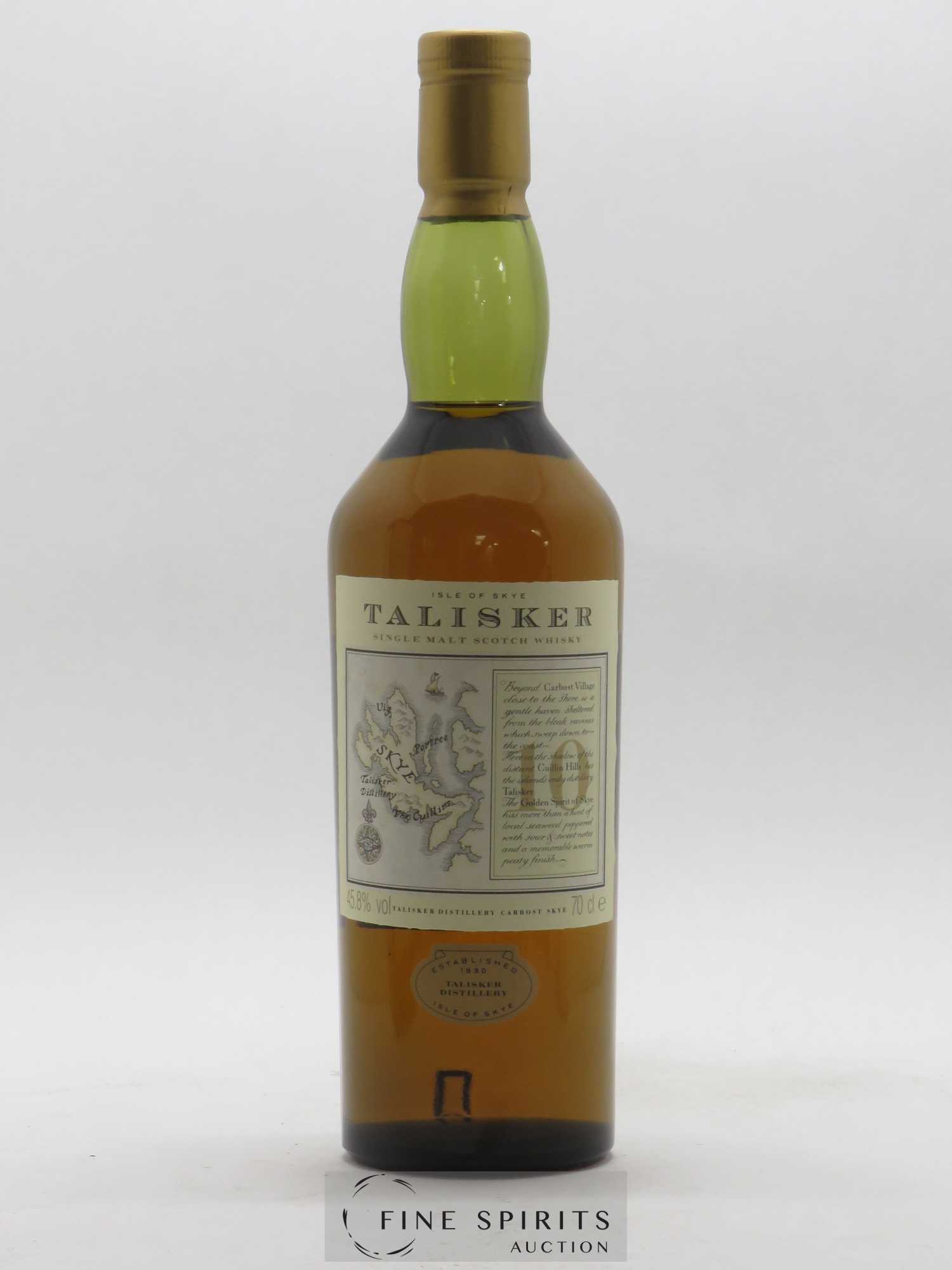 Talisker 10 years Of. The Golden Spirit Of Skye Classic Malts - Lot of 1 bottle - 1