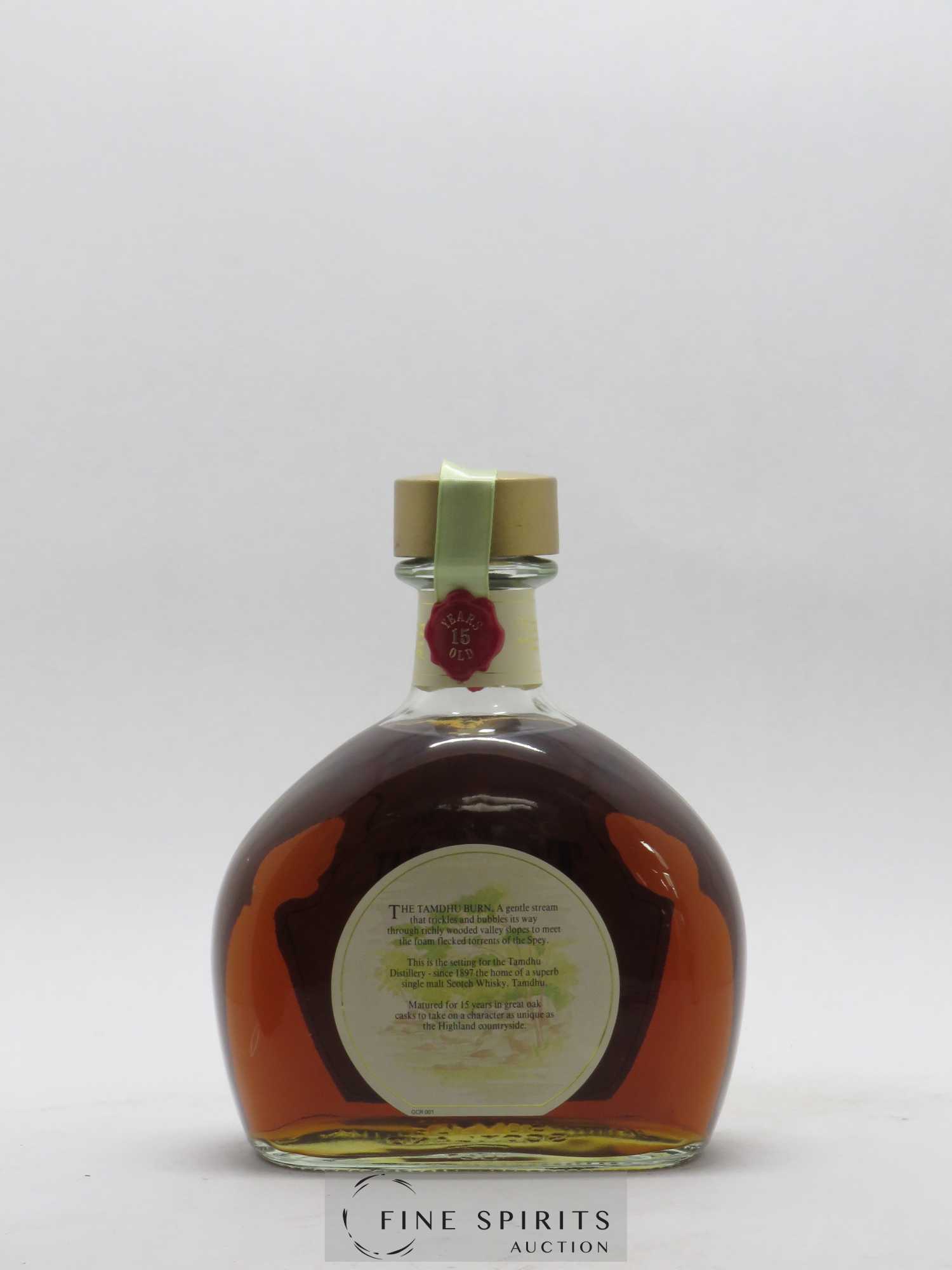 Tamdhu 15 years Of. Matured in Oak Casks Dumpy Decanter - Lot de 1 bouteille - 2