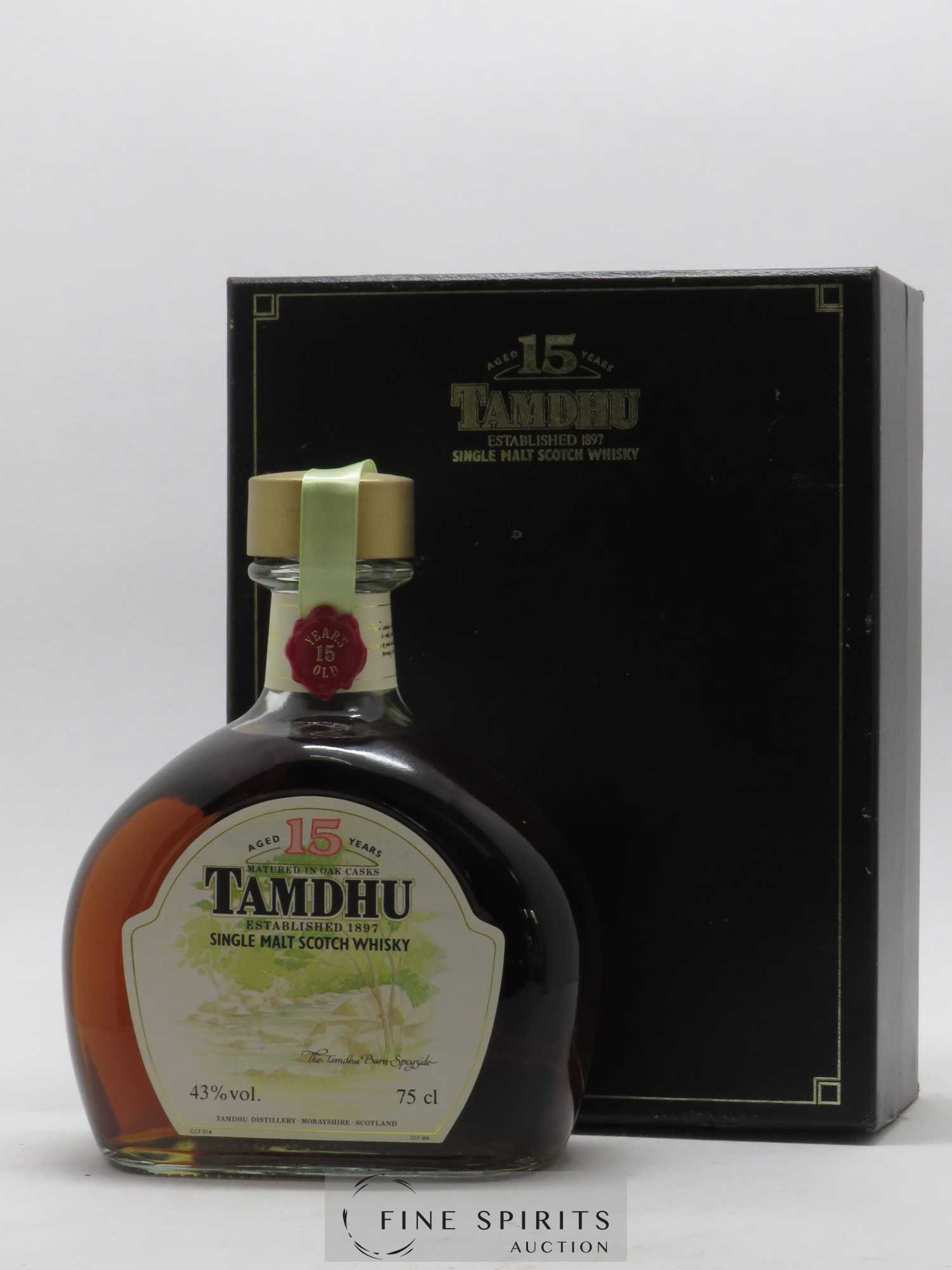 Tamdhu 15 years Of. Matured in Oak Casks Dumpy Decanter - Lot de 1 bouteille - 0