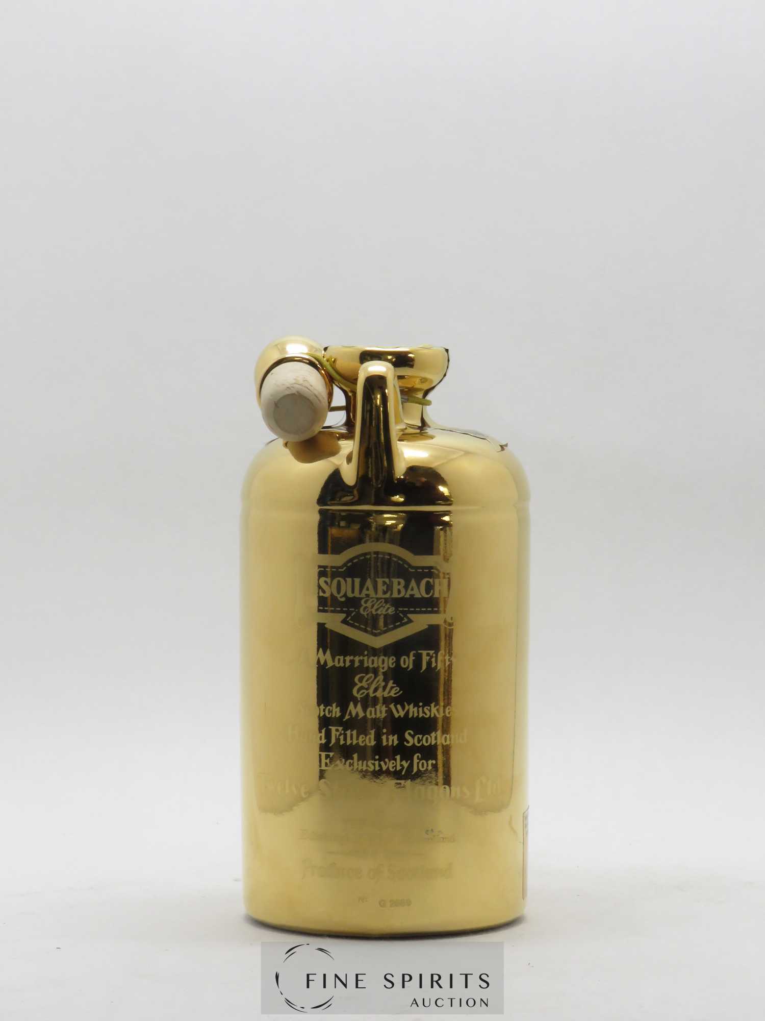 Usquaebach Of. Elite Cruchon Or Twelve Stone Flagons Old Rare N°G2689 - Posten von 1 Flasche - 2