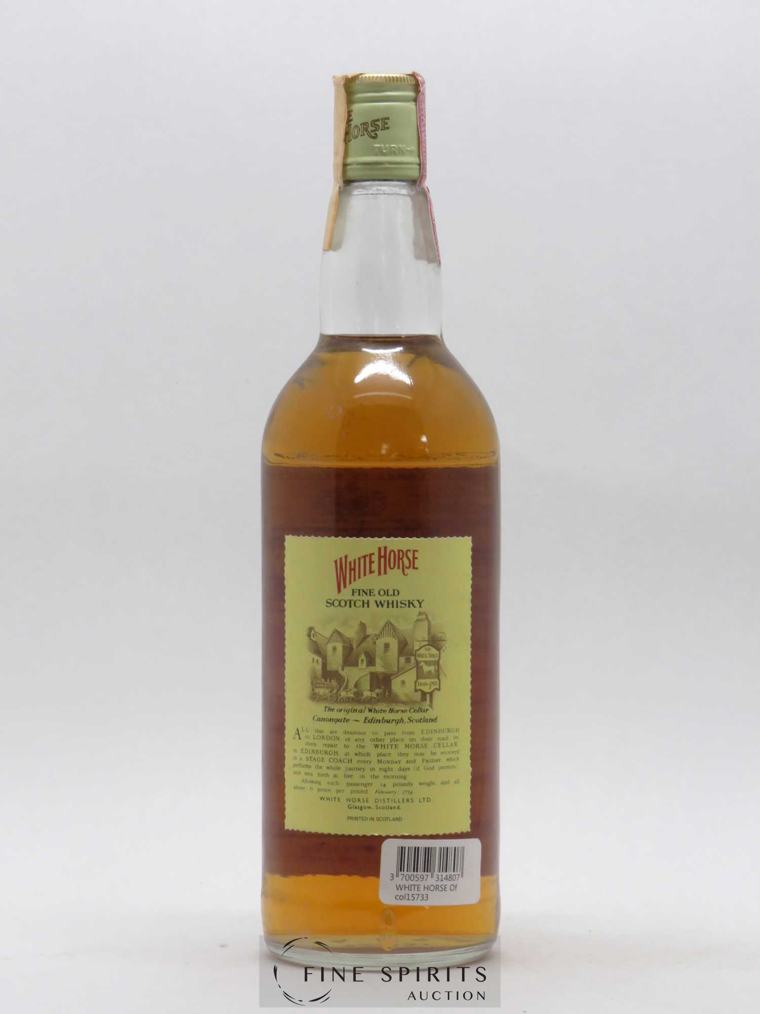 White Horse Of. G.B. Carpano Import Fine Old (40°) - Lot de 1 bouteille - 1