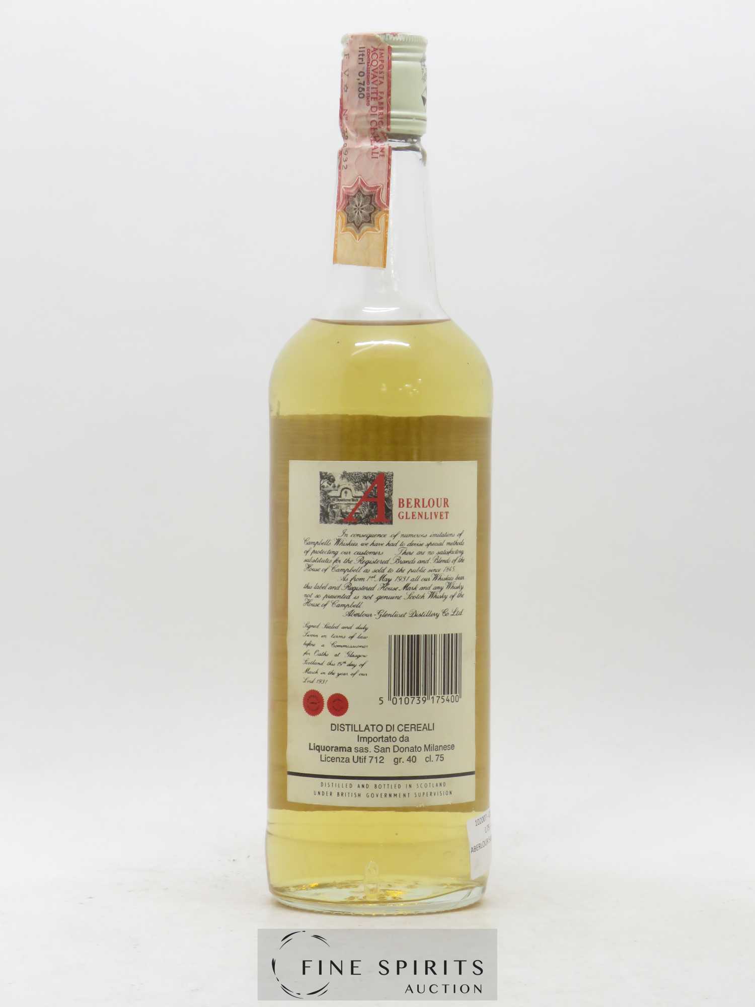 Aberlour 5 years Of. Liquorama Import (sans prix de réserve) - Lot de 1 bouteille - 1