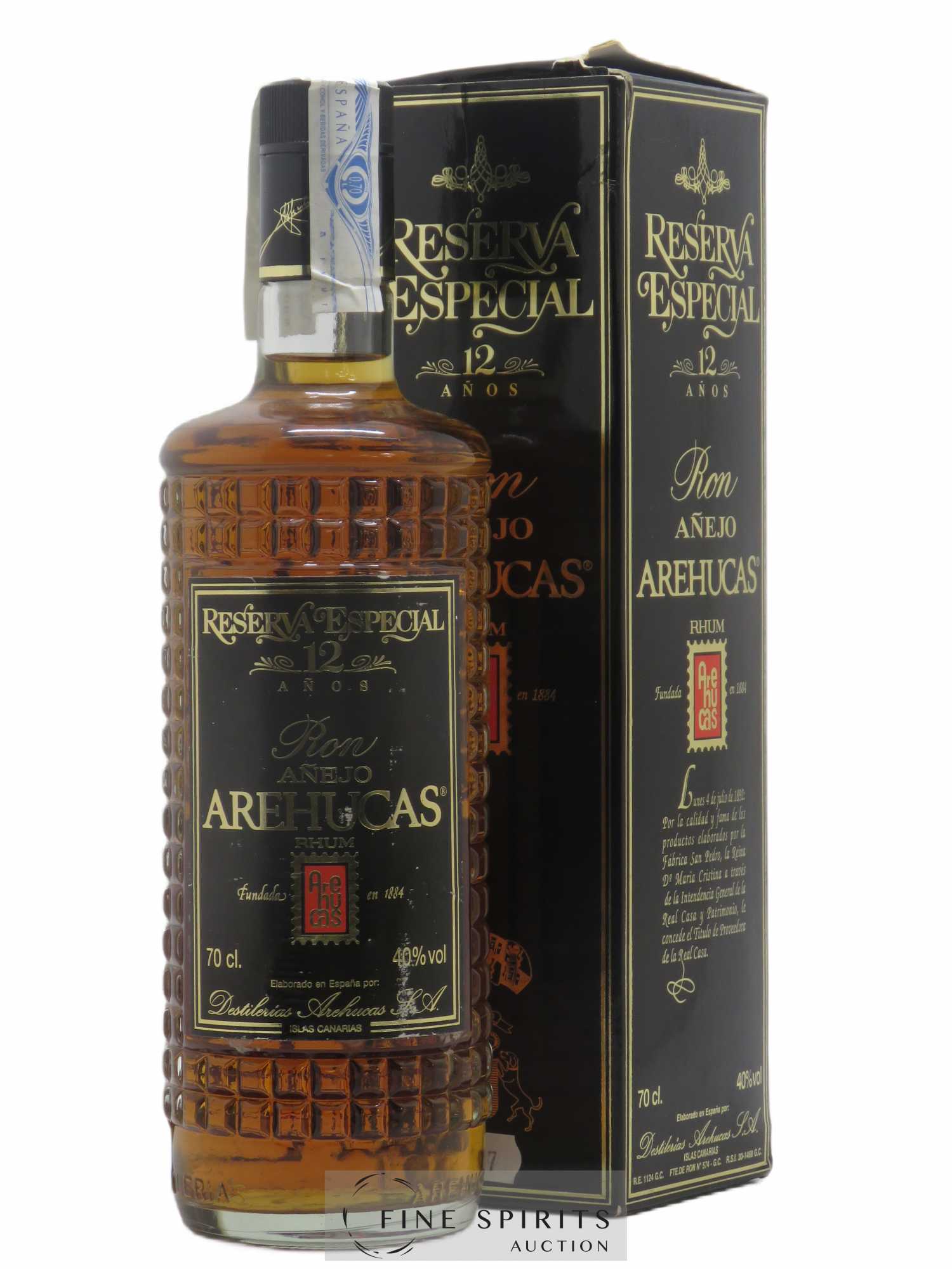 Arehucas 12 years Of. Reserva Especial (sans prix de réserve) - Lot de 1 bouteille - 0