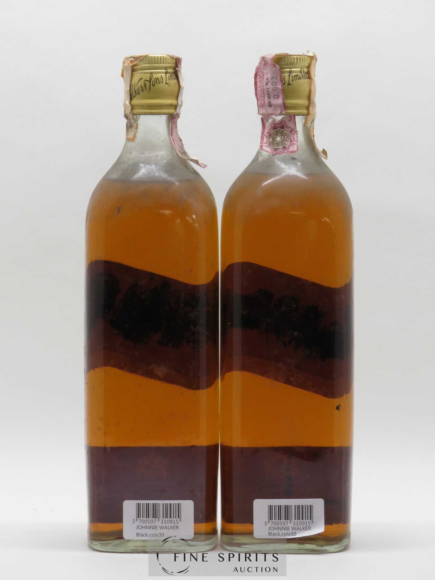 Johnnie Walker Of. Black Label - Lot de 2 bouteilles - 1
