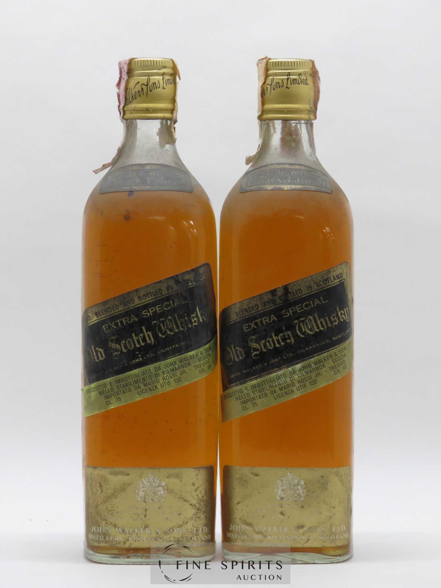 Johnnie Walker Of. Black Label - Lot de 2 bouteilles - 0