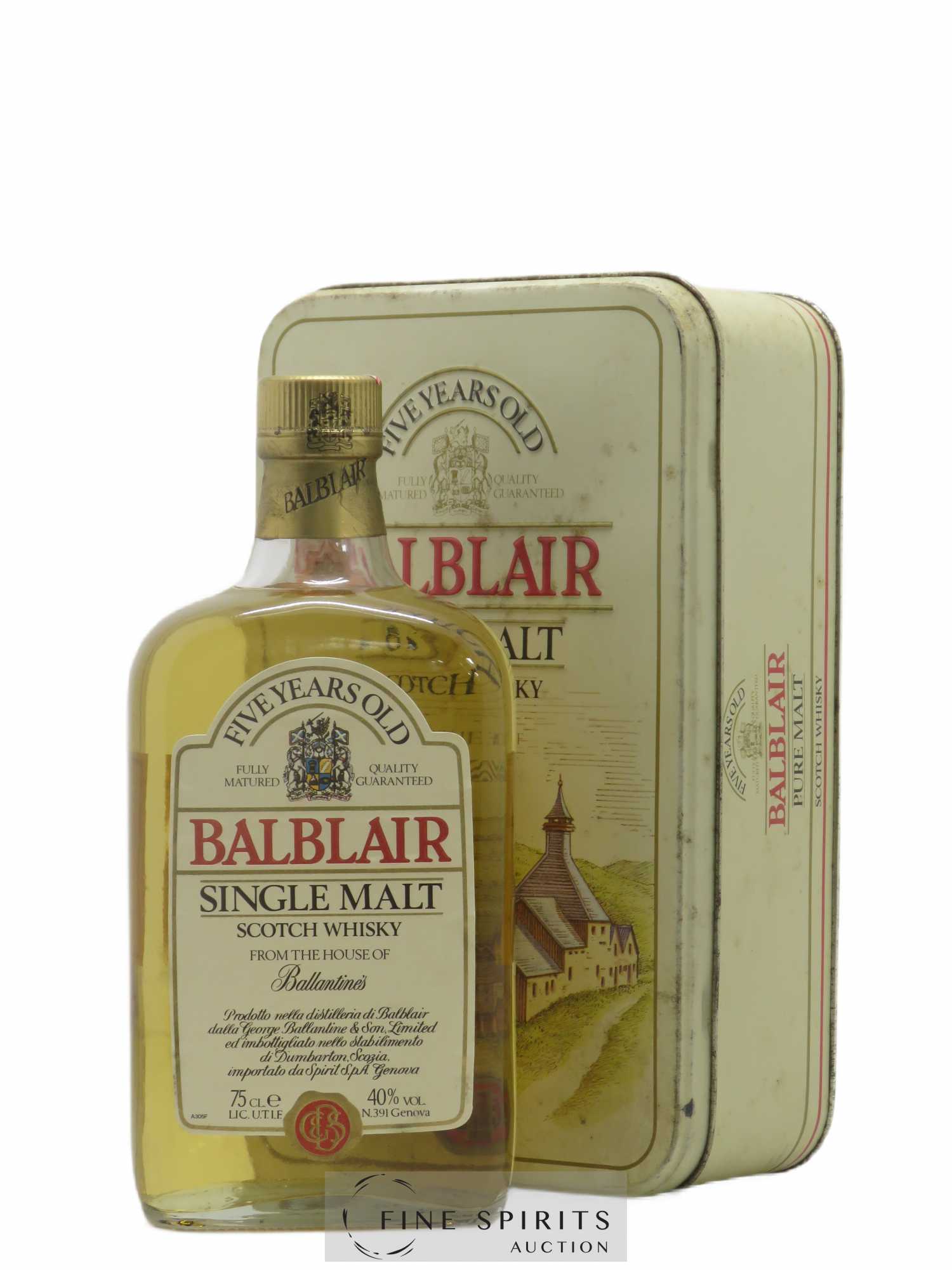 Balblair 5 years Of. (sans prix de réserve) - Lot de 1 bouteille - 0