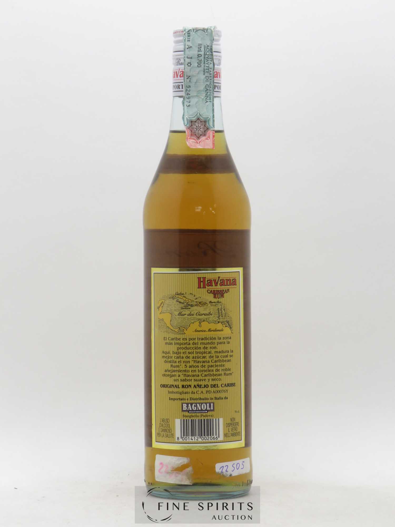 Caribbean Club 5 years Of. Oro - Lot of 1 bottle - 1