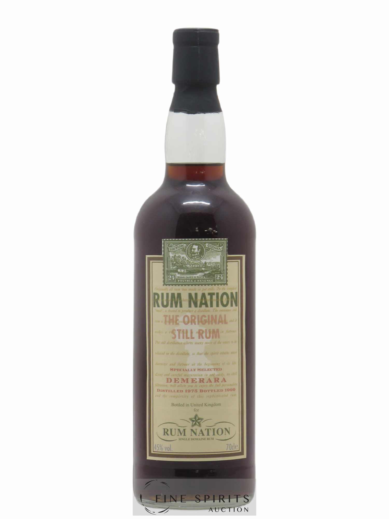Demerara 24 years Rum Nation bottled 1999 - Lot de 1 bouteille - 0