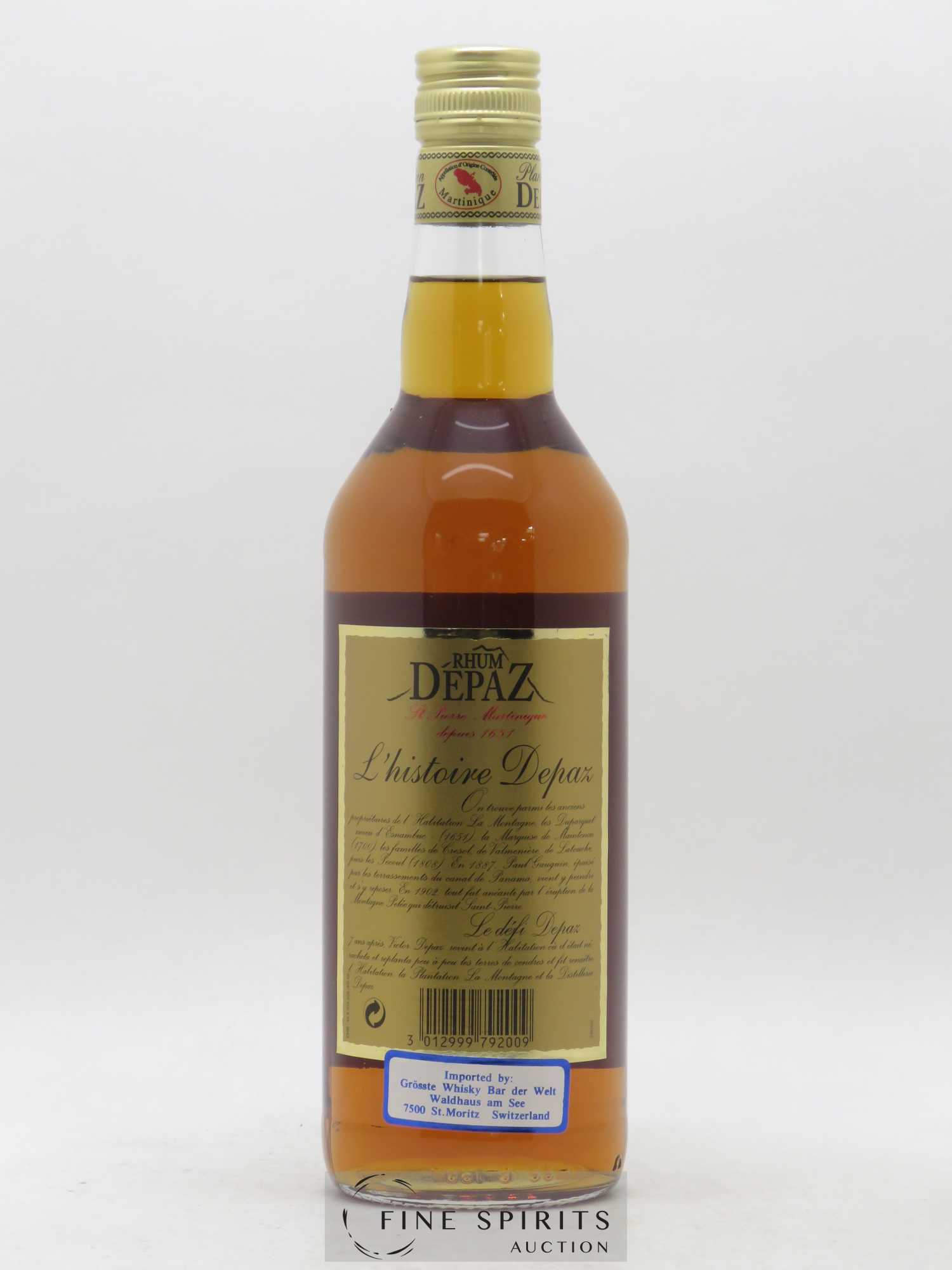 Depaz Of. (70cl.) - Posten von 1 Flasche - 2