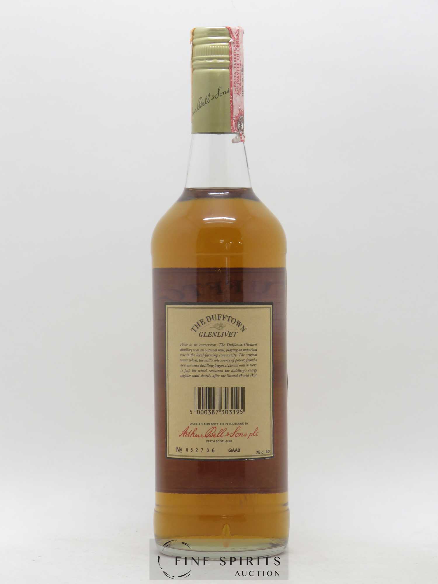 Dufftown 10 years Of. Italwell Import - Lot de 1 bouteille - 2