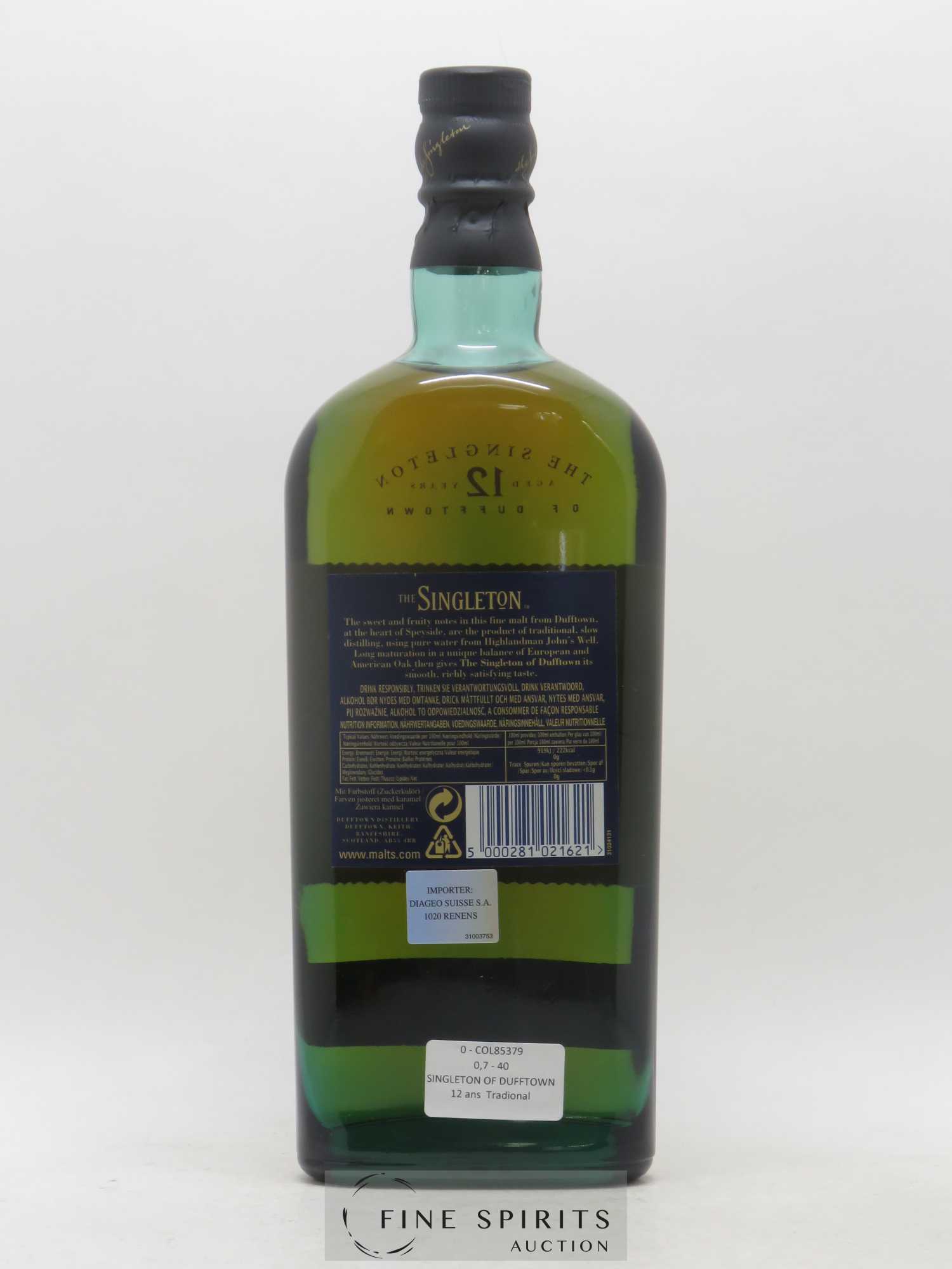 Dufftown 12 years Of. The Singleton - Lot de 1 bouteille - 1