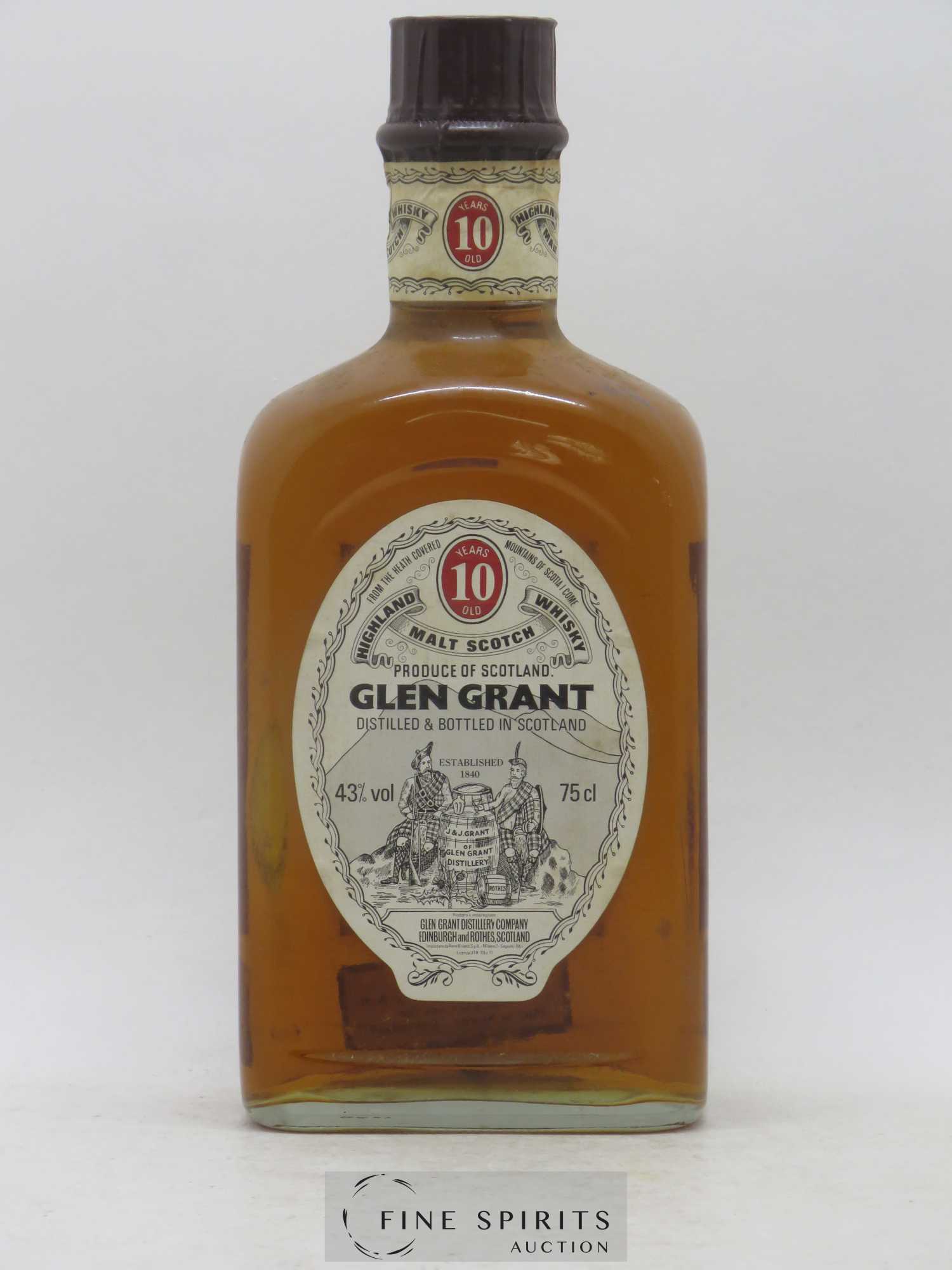 Glen Grant 10 years Of. - Lot de 1 bouteille - 1