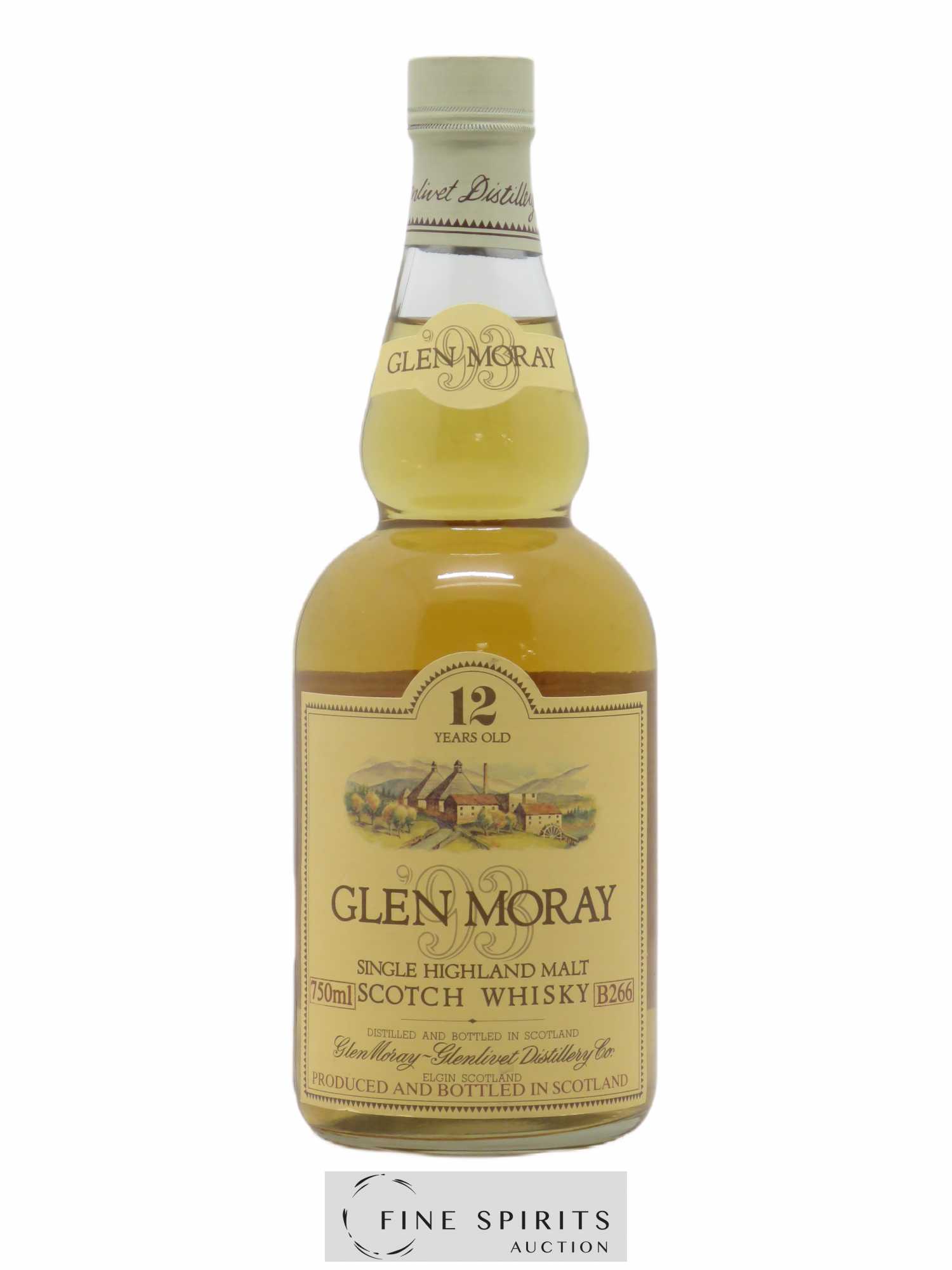 Glen Moray 12 years Of. 93 B266 - Lot de 1 bouteille - 0