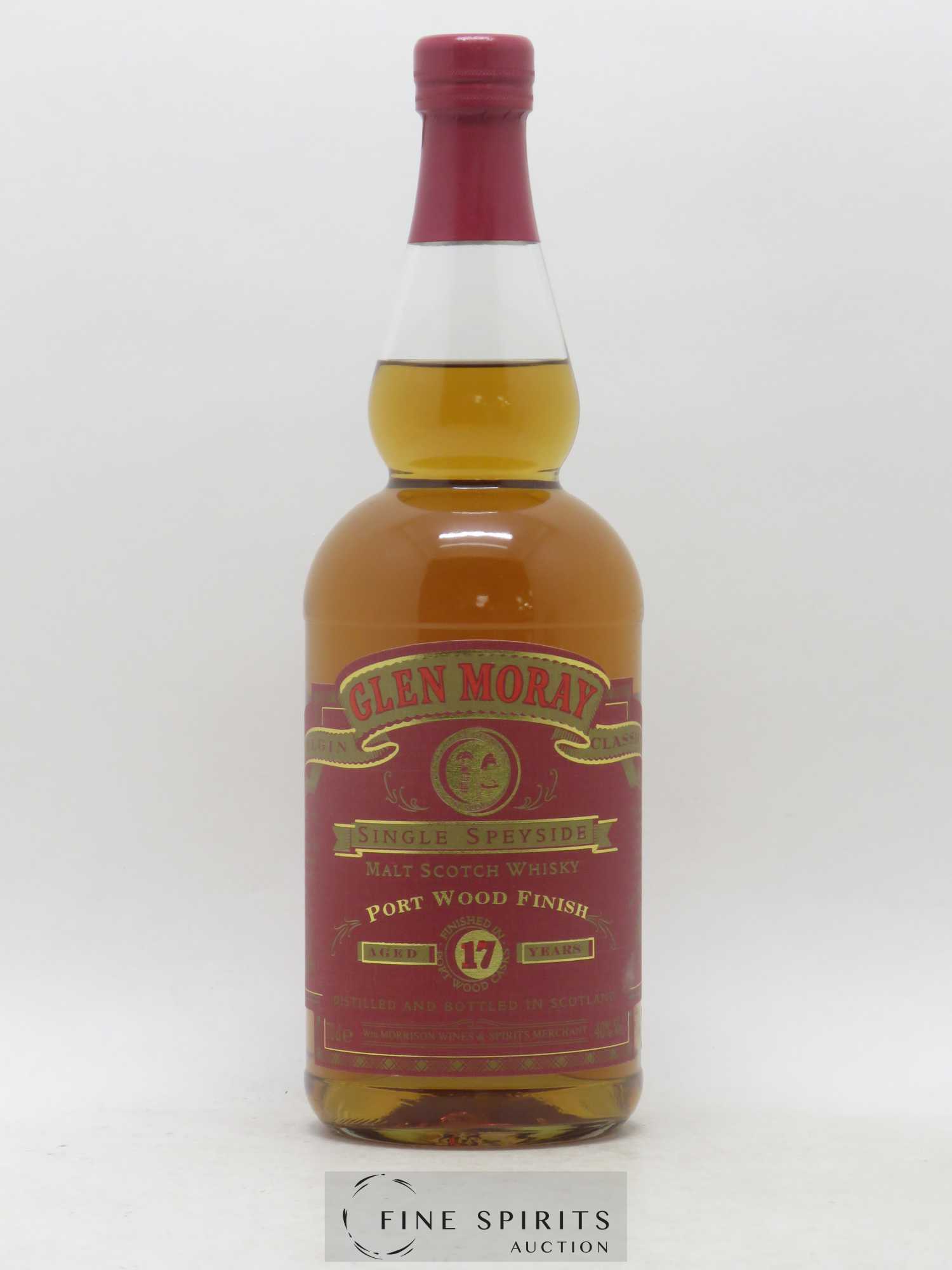 Glen Moray 17 years Of. Port Wood Finish Morrison Supermarkets - Lot de 1 bouteille - 1
