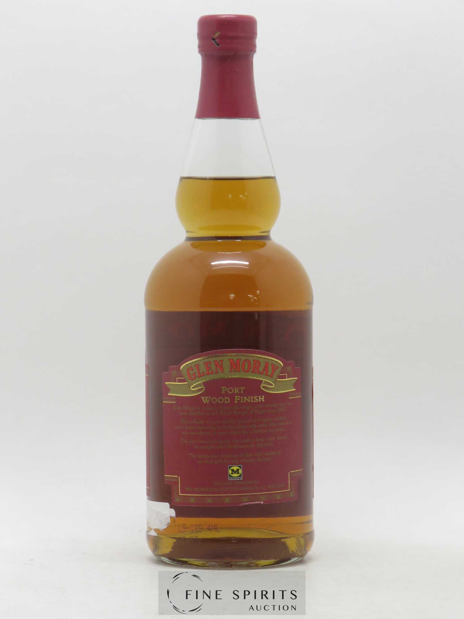 Glen Moray 17 years Of. Port Wood Finish Morrison Supermarkets - Lot de 1 bouteille - 2