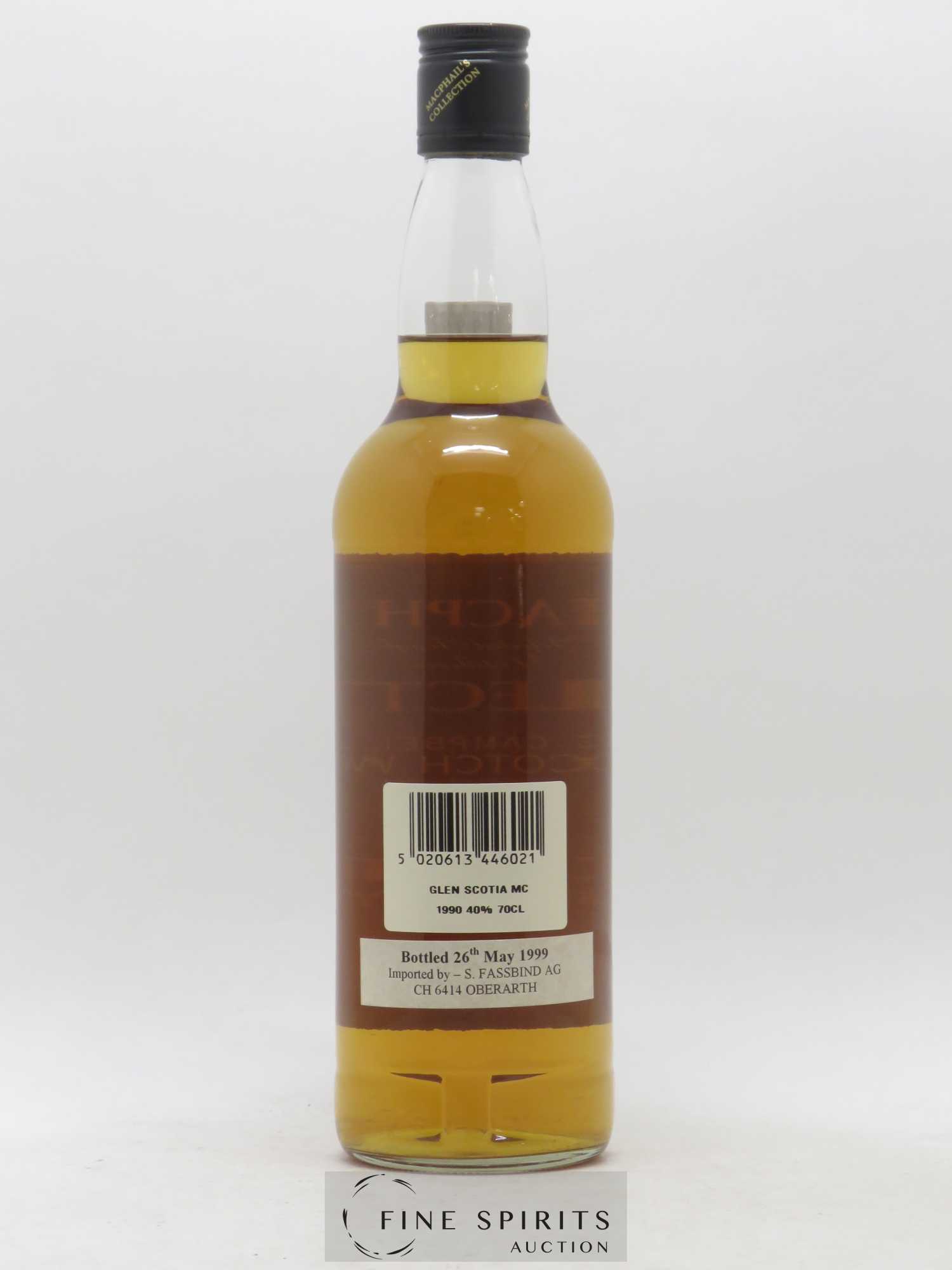 Glen Scotia 1990 Gordon & MacPhail bottled 1999 The MacPhail's Collection - Lot de 1 bouteille - 2