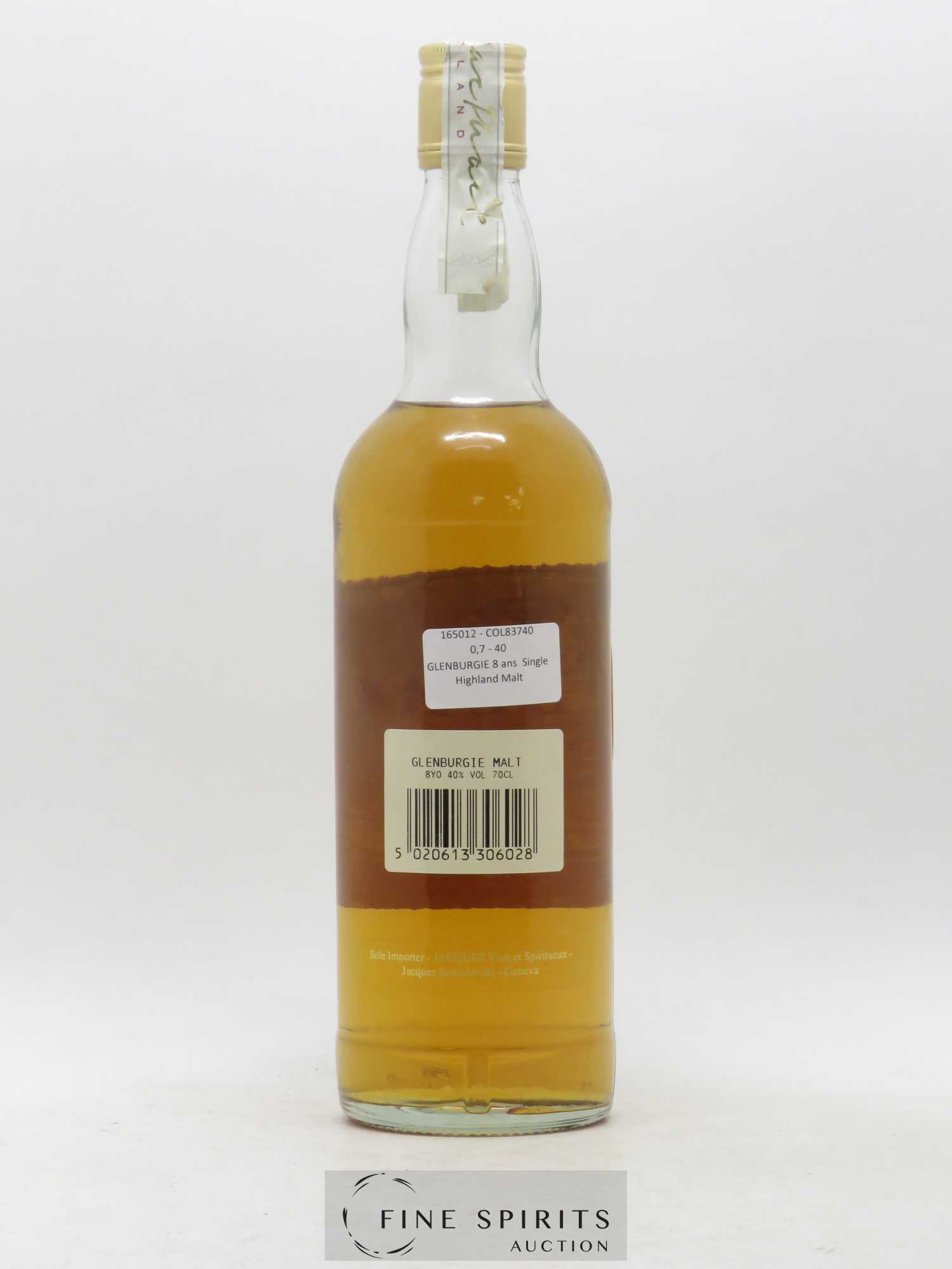 Glenburgie 8 years Gordon & MacPhail - Lot de 1 bouteille - 1