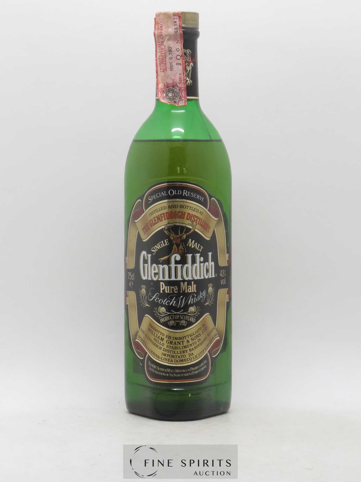 Glenfiddich Of. Special Old Reserve - Lot de 1 bouteille - 1
