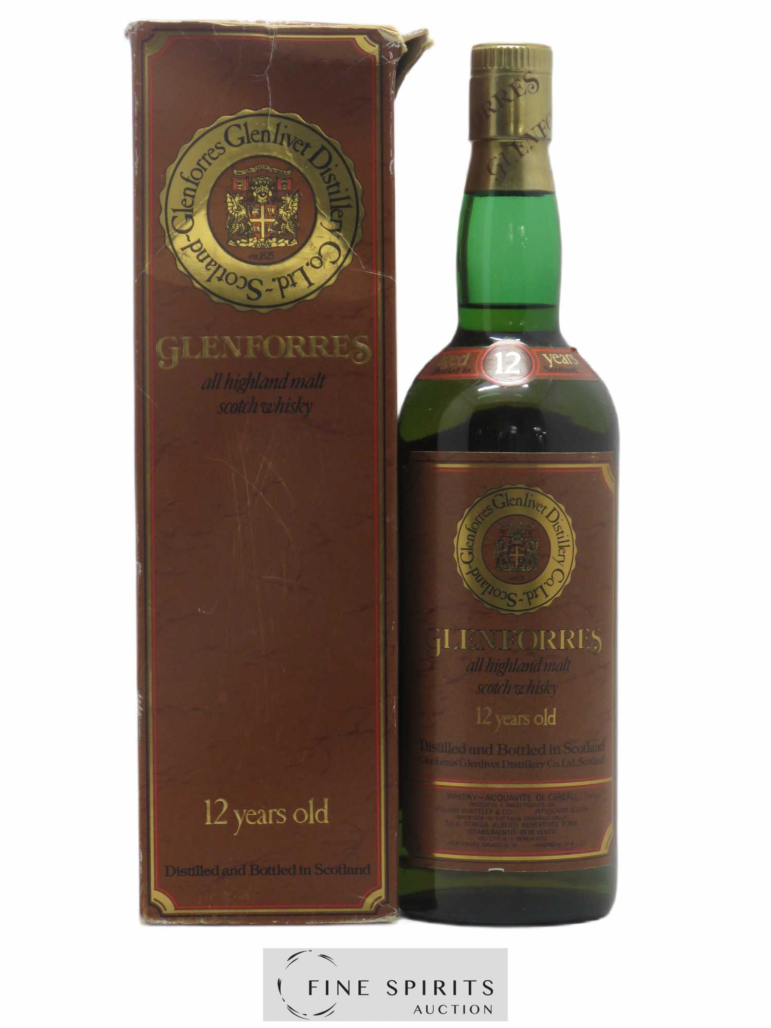 Glenforres 12 years Of. Benevento Import - Lot de 1 bouteille - 0