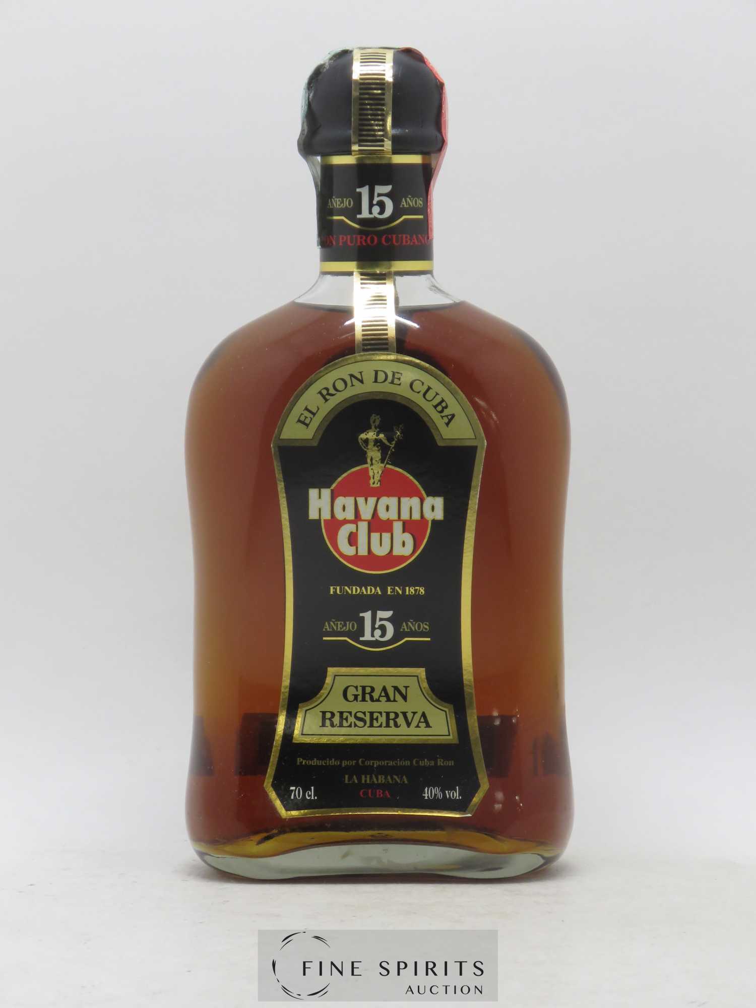 Havana Club 15 years Of. Gran Reserva Seria Limitada - Posten von 1 Flasche - 1