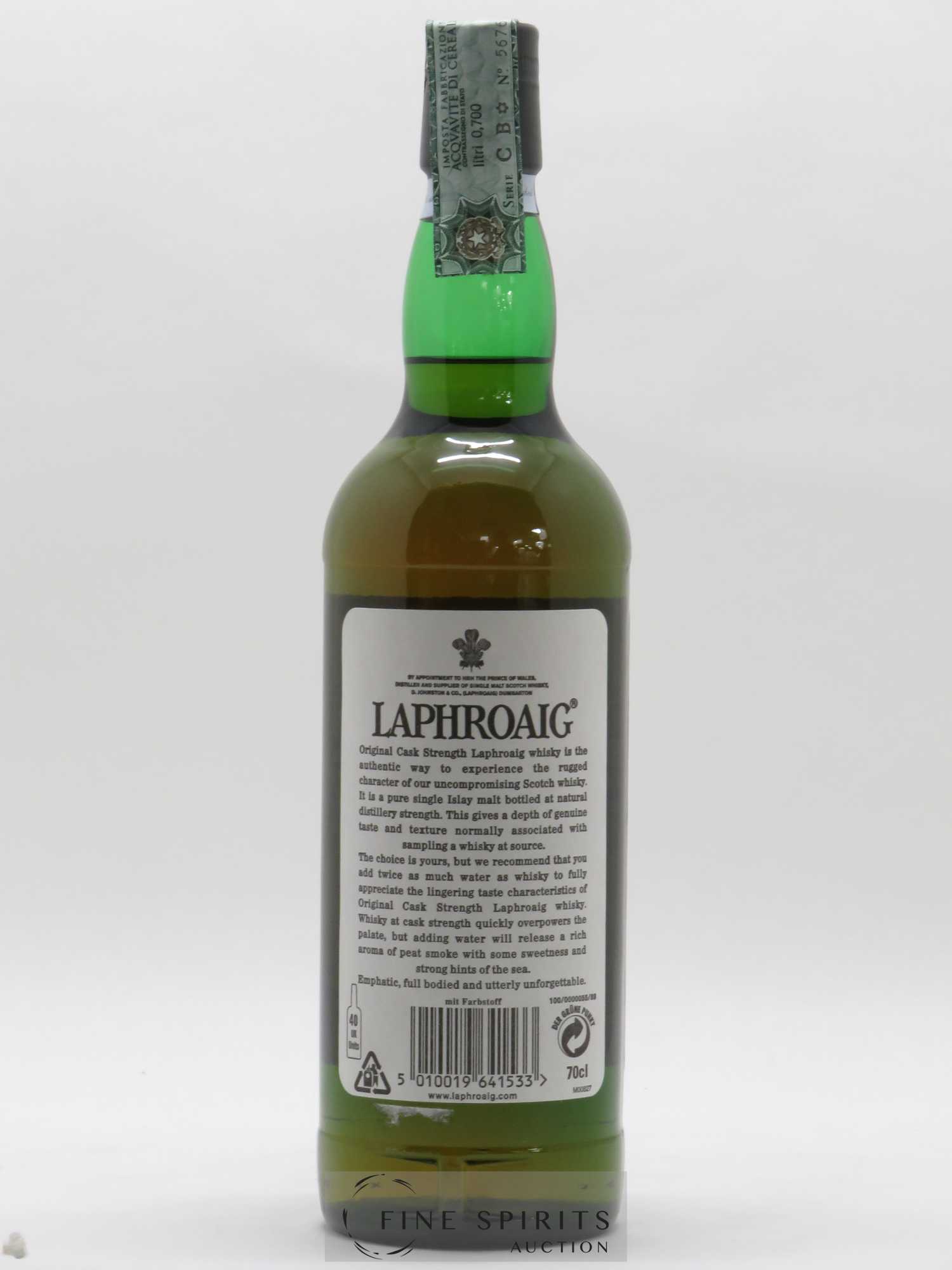 Laphroaig 10 years Of. Cask Strength 57.3° - Lot de 1 bouteille - 2