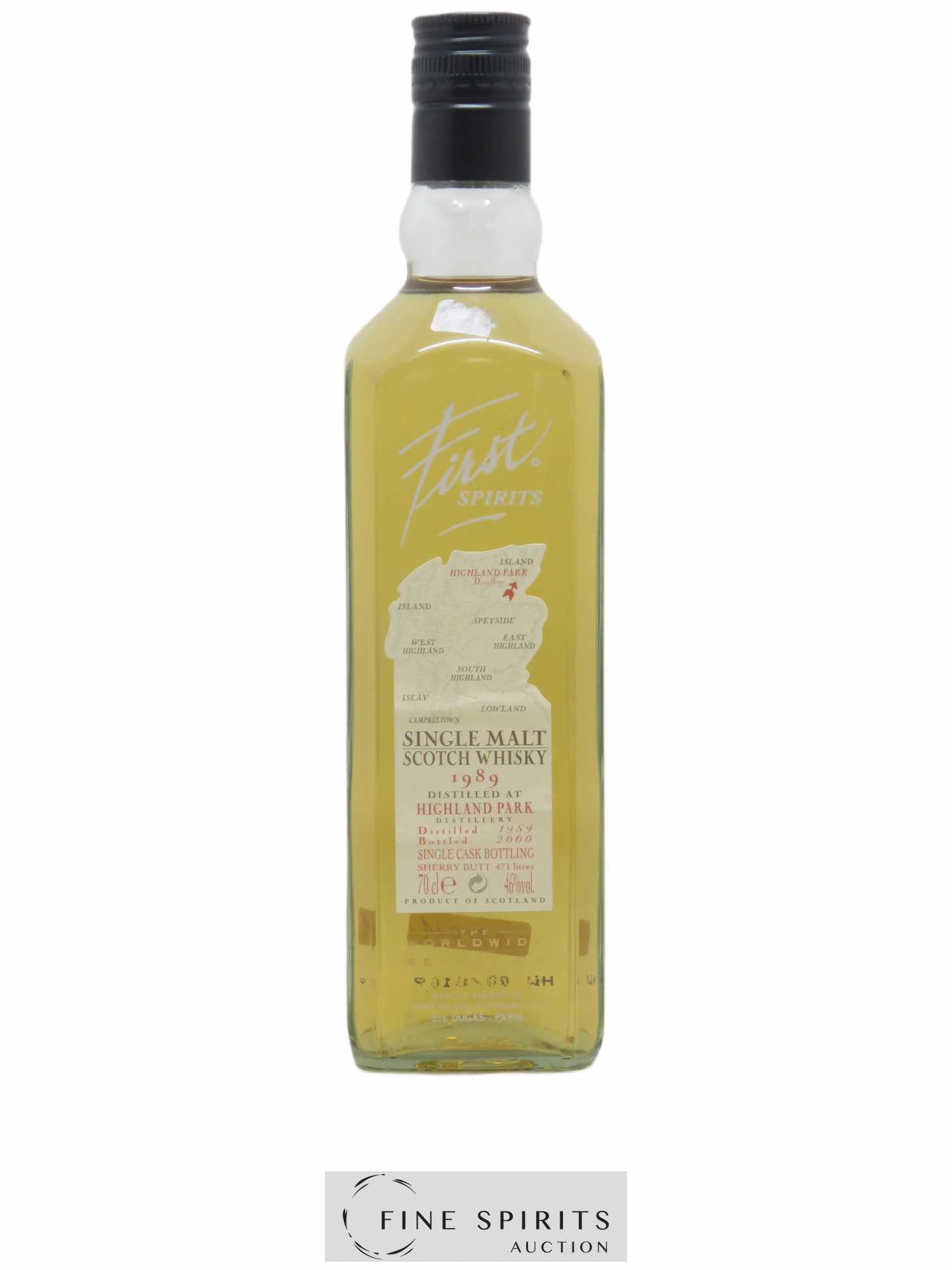 Highland Park 1989 Of. Sherry Butt - bottled 2000 First Spirits - Lot de 1 bouteille - 0
