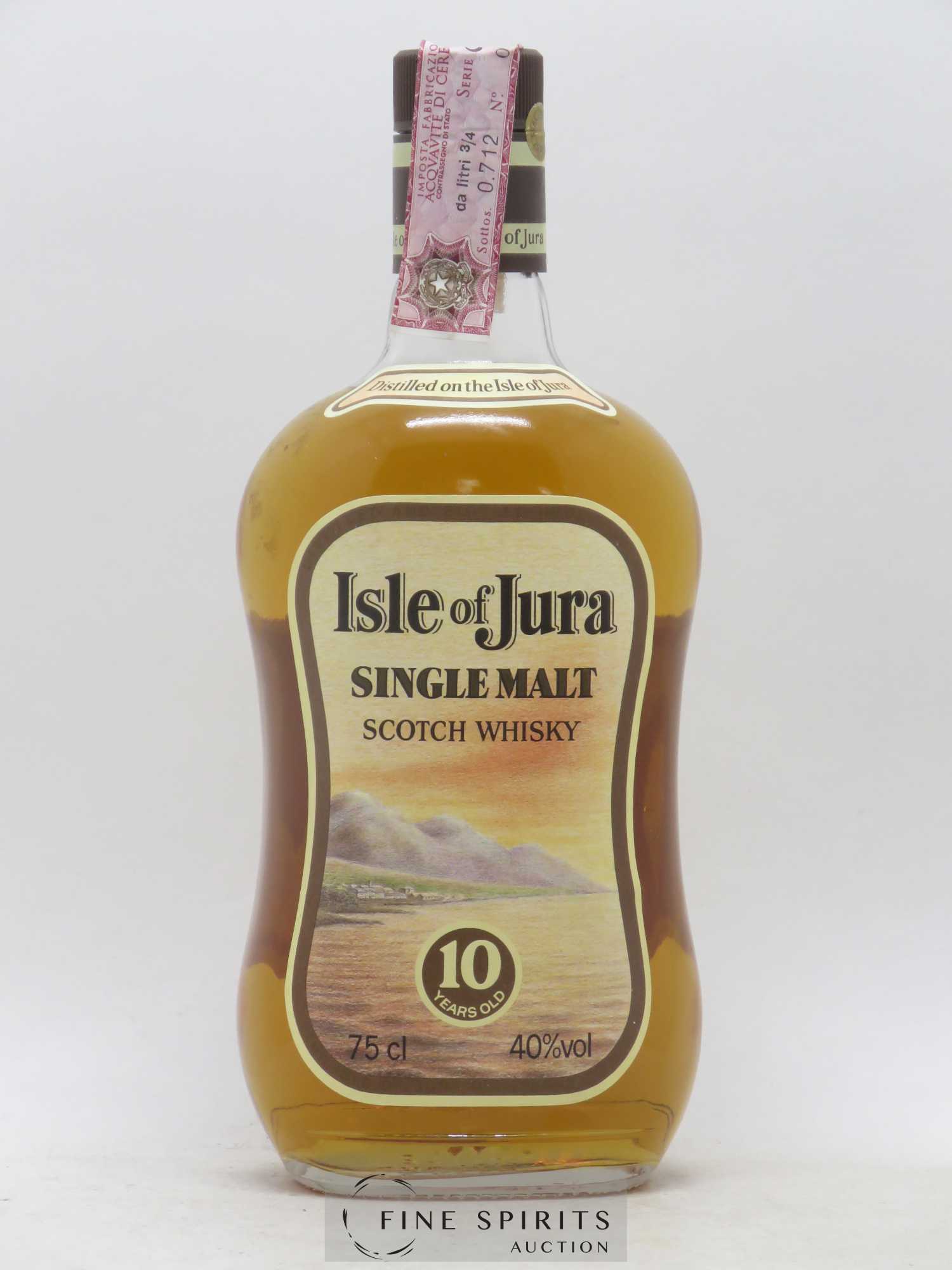 Isle of Jura 10 years Of. Moccia Import - Lot de 1 bouteille - 1