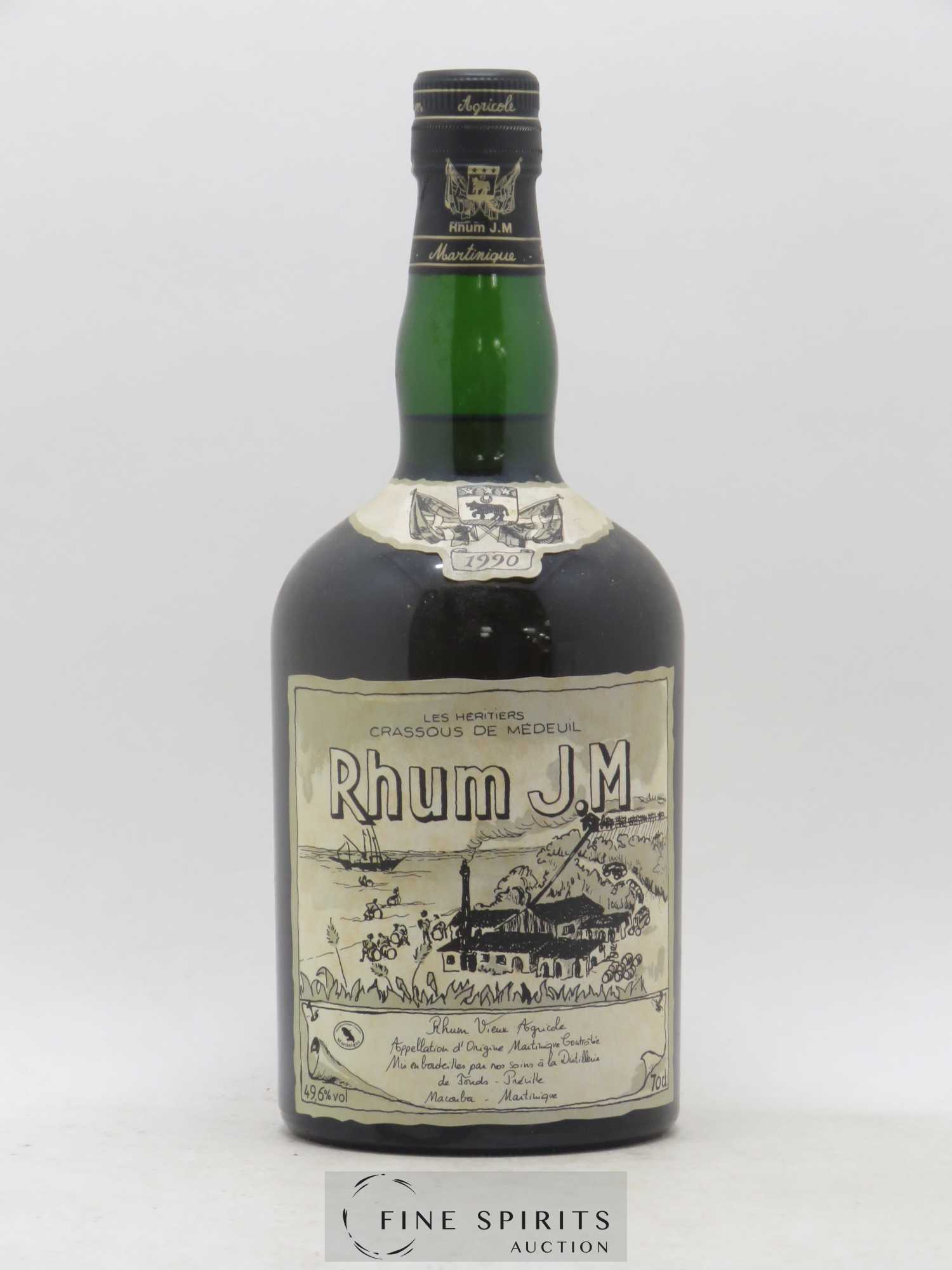 J.M 10 years 1990 Of. - Lot de 1 bouteille - 1