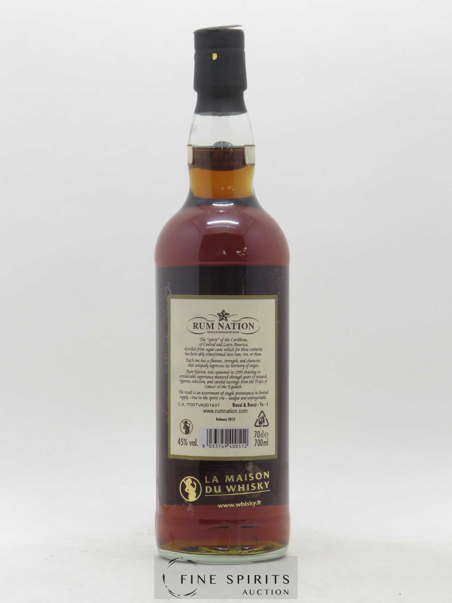 Jamaica 26 years 1986 Rum Nation bottled 2012 Specially Selected - Lot de 1 bouteille - 2