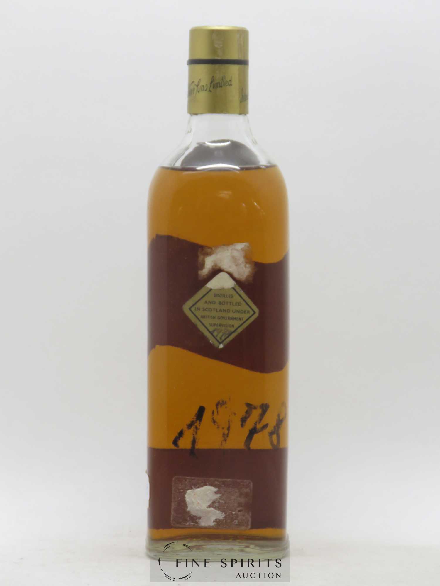 Johnnie Walker 12 years Of. Black Label (75cl.) - Lot of 1 bottle - 1