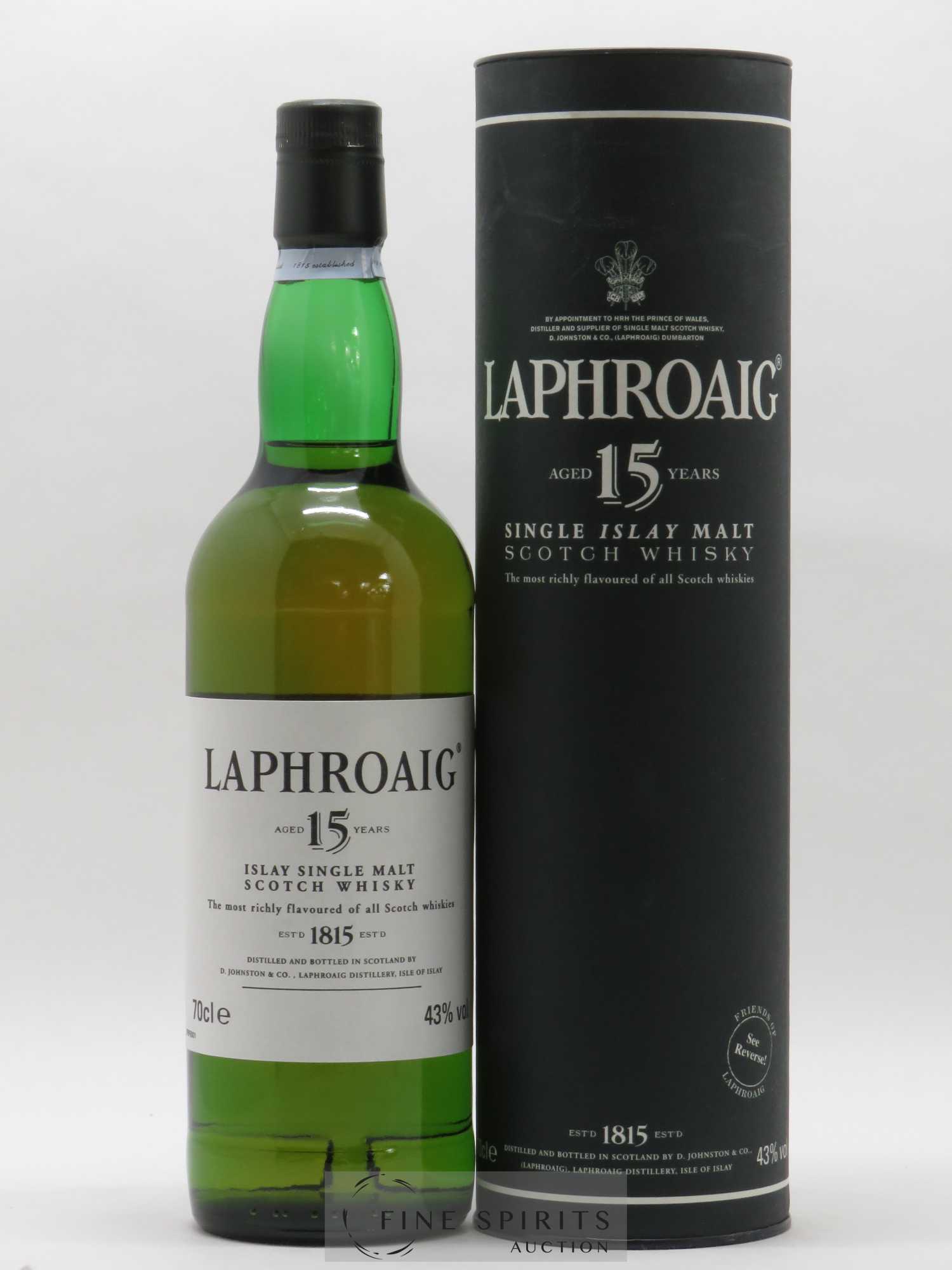 Laphroaig 15 years Of. - Lot de 1 bouteille - 0