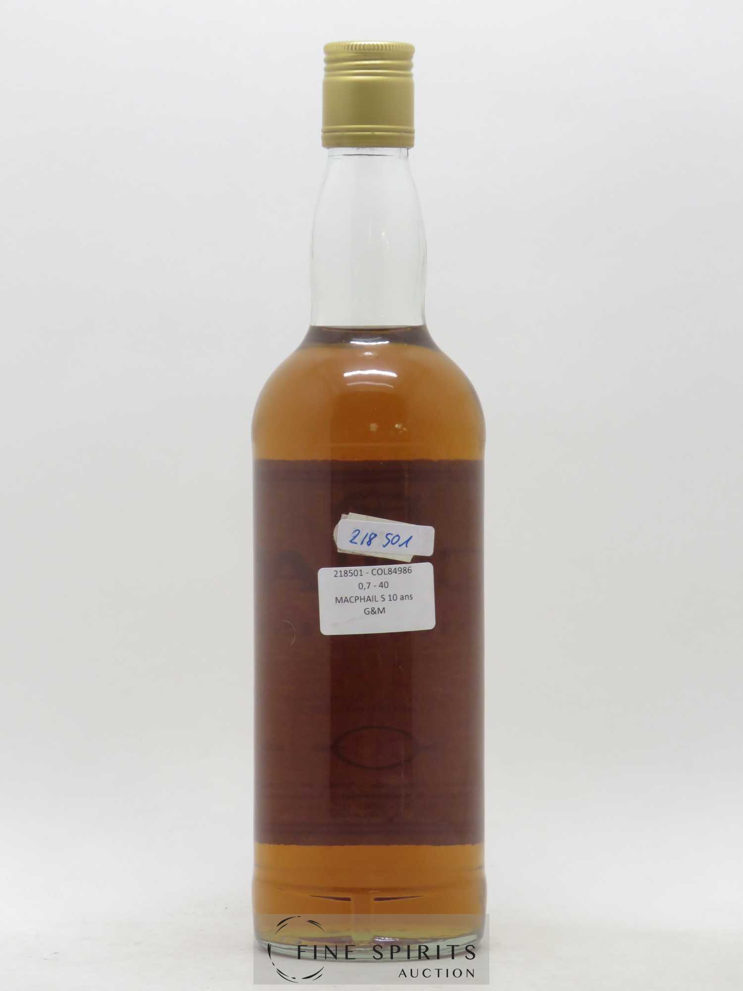 MacPhail's 10 years Gordon & MacPhail Sole Import - Lot de 1 bouteille - 1