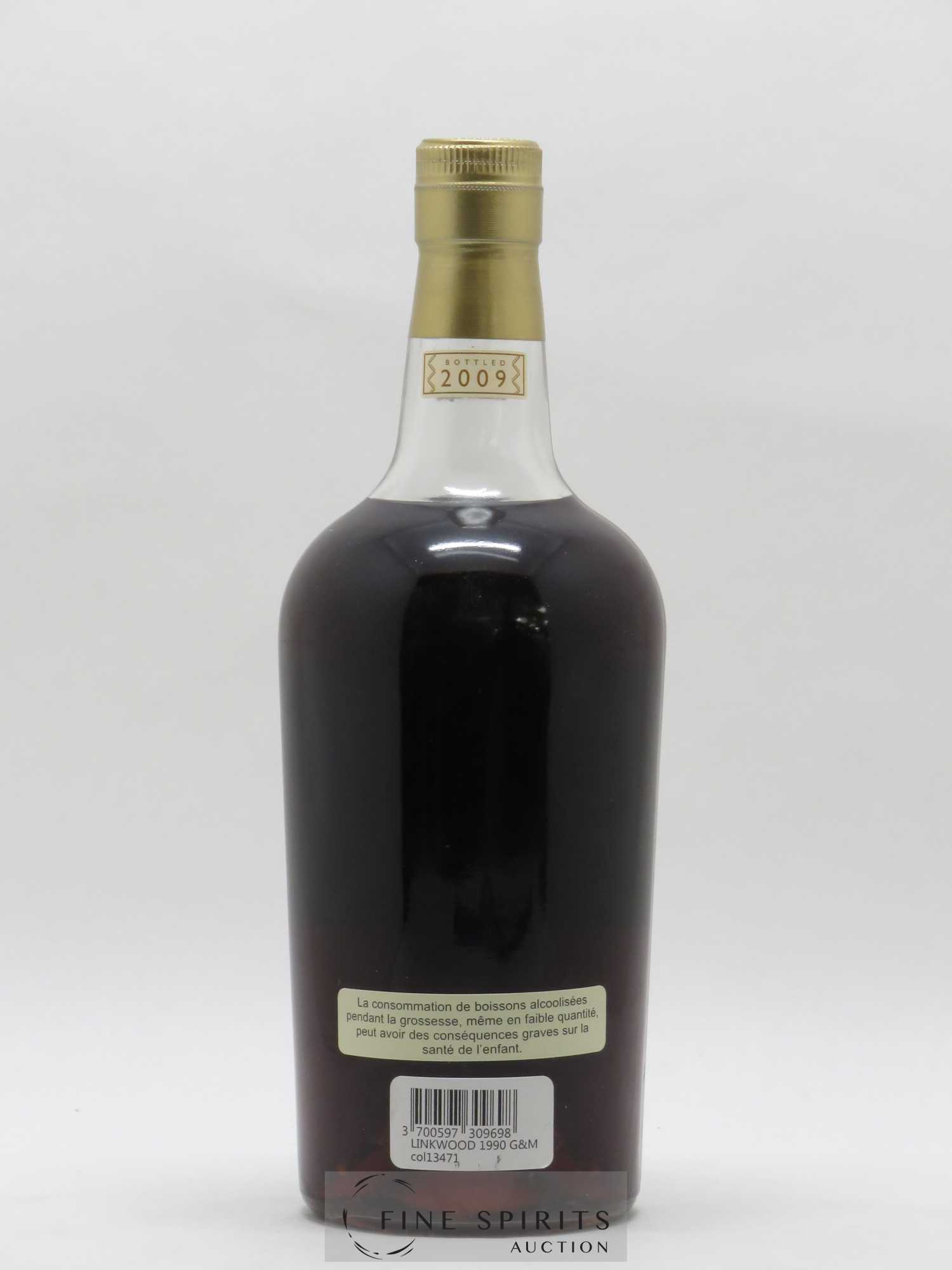 Linkwood 15 years 1990 Gordon & MacPhail Single Cask 6955 LMDW G & M Cubana Range - Lot de 1 bouteille - 1
