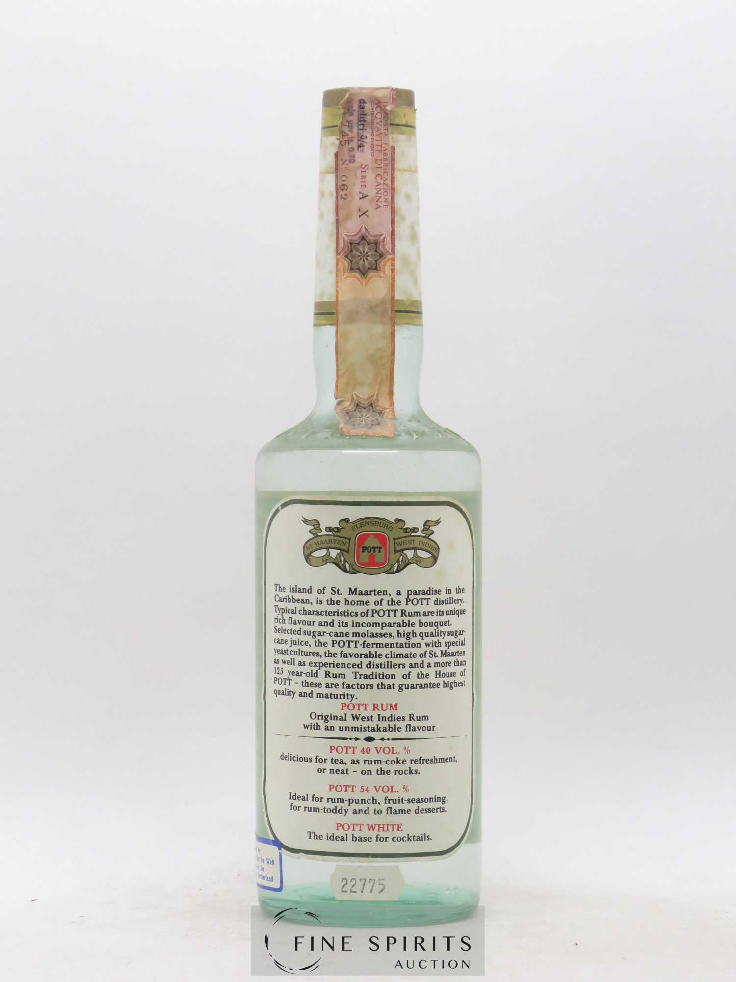 Pott Of. Karl Schmid Import - Lot of 1 bottle - 1