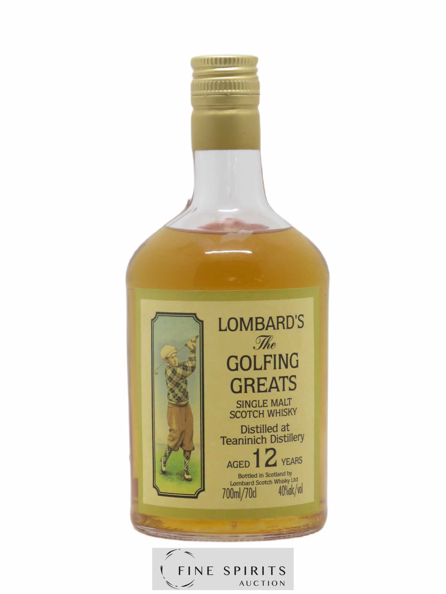 Teaninich 12 years Lombard The Golfing Greats - Lot de 1 bouteille - 0
