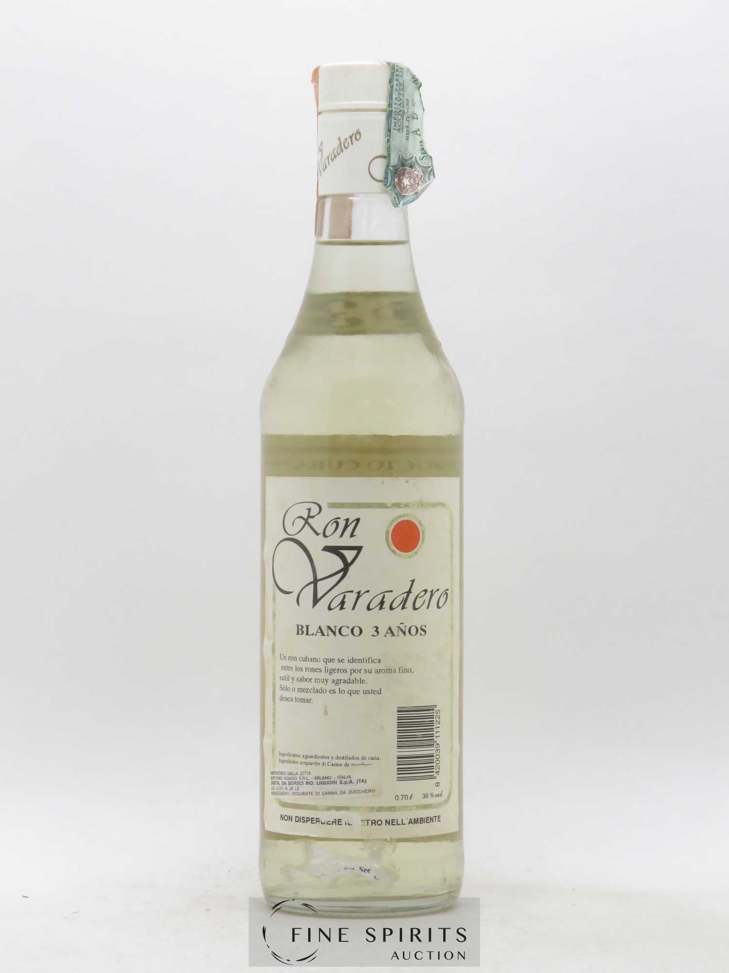 Varadero 3 years Of. Blanco - Lot de 1 bouteille - 1