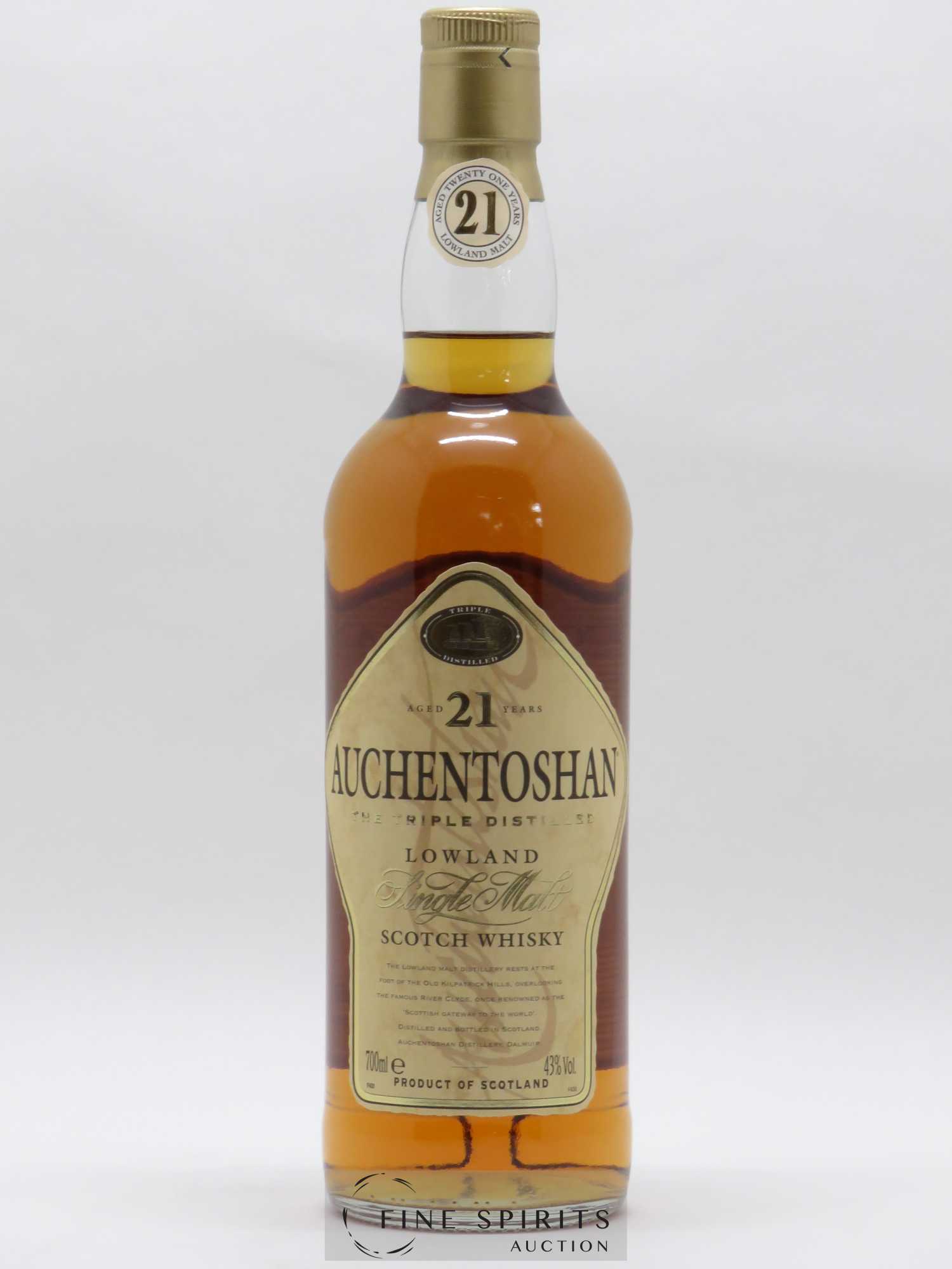 Auchentoshan 21 years Of. - Lot de 1 bouteille - 1
