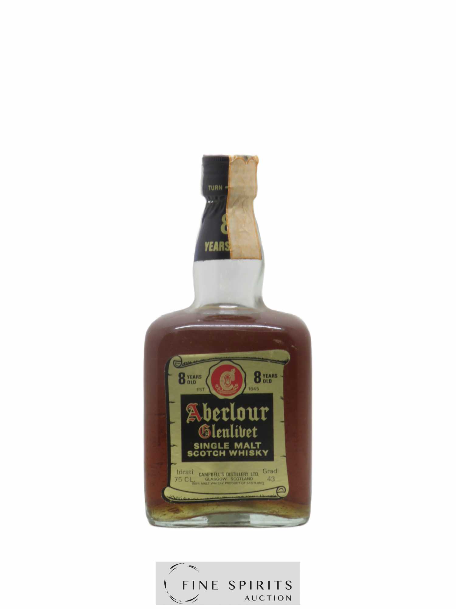 Aberlour 8 years Of. Campbell's Distillery (sans prix de réserve) - Lot de 1 bouteille - 0