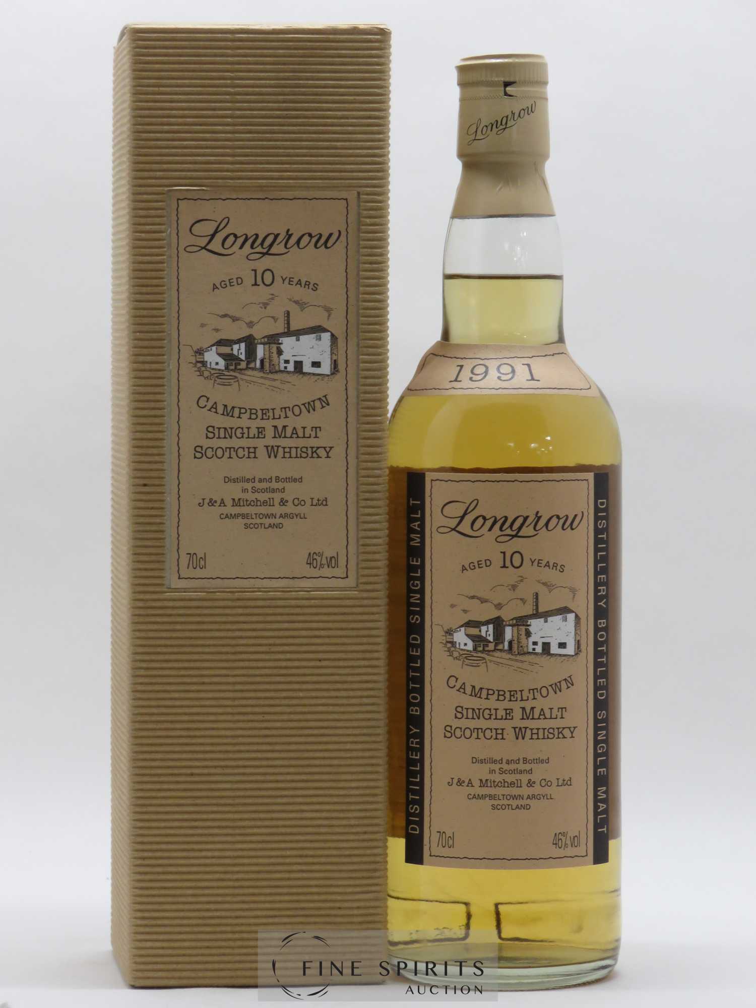 Longrow 10 years 1991 Of. - Lot de 1 bouteille - 0