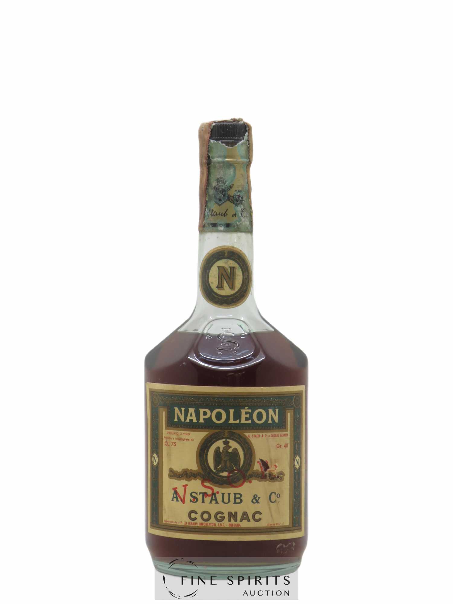 Staub Of. Napoleon VSOP (sans prix de réserve) - Lot de 1 bouteille - 0
