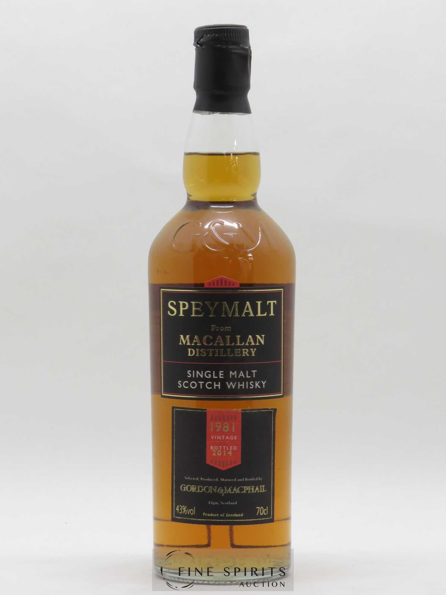 Macallan (The) 1981 Gordon & MacPhail Speymalt - Lot de 1 bouteille - 1