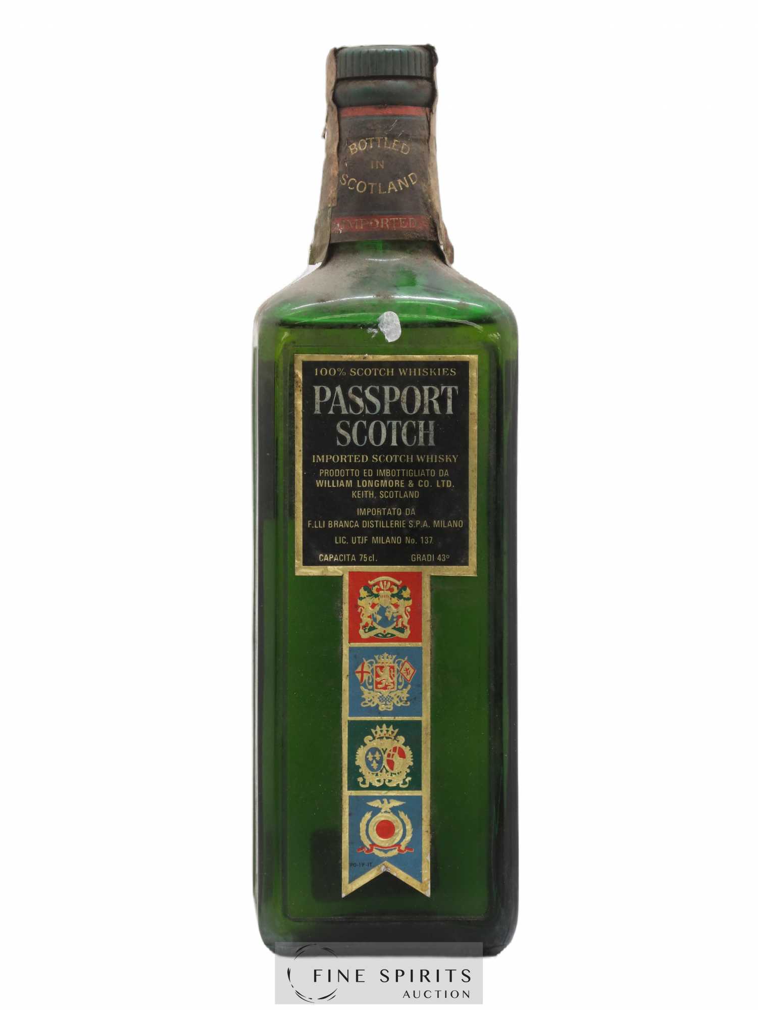 Passport Scotch Of. F. Lli Branca Import (sans prix de réserve) - Lot de 1 bouteille - 0