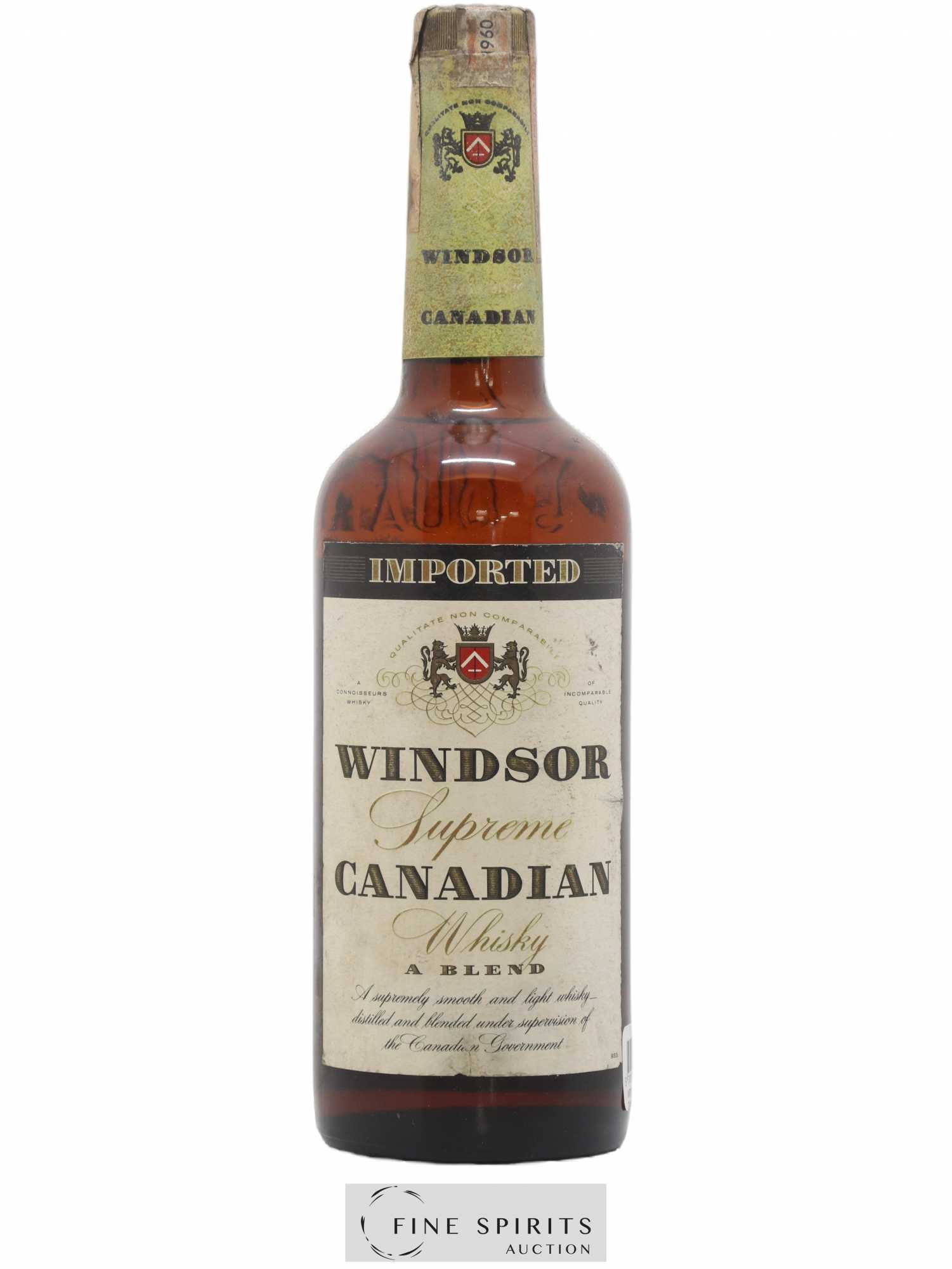 Windsor Of. Supreme Canadian Imported (sans prix de réserve) - Lot de 1 bouteille - 0