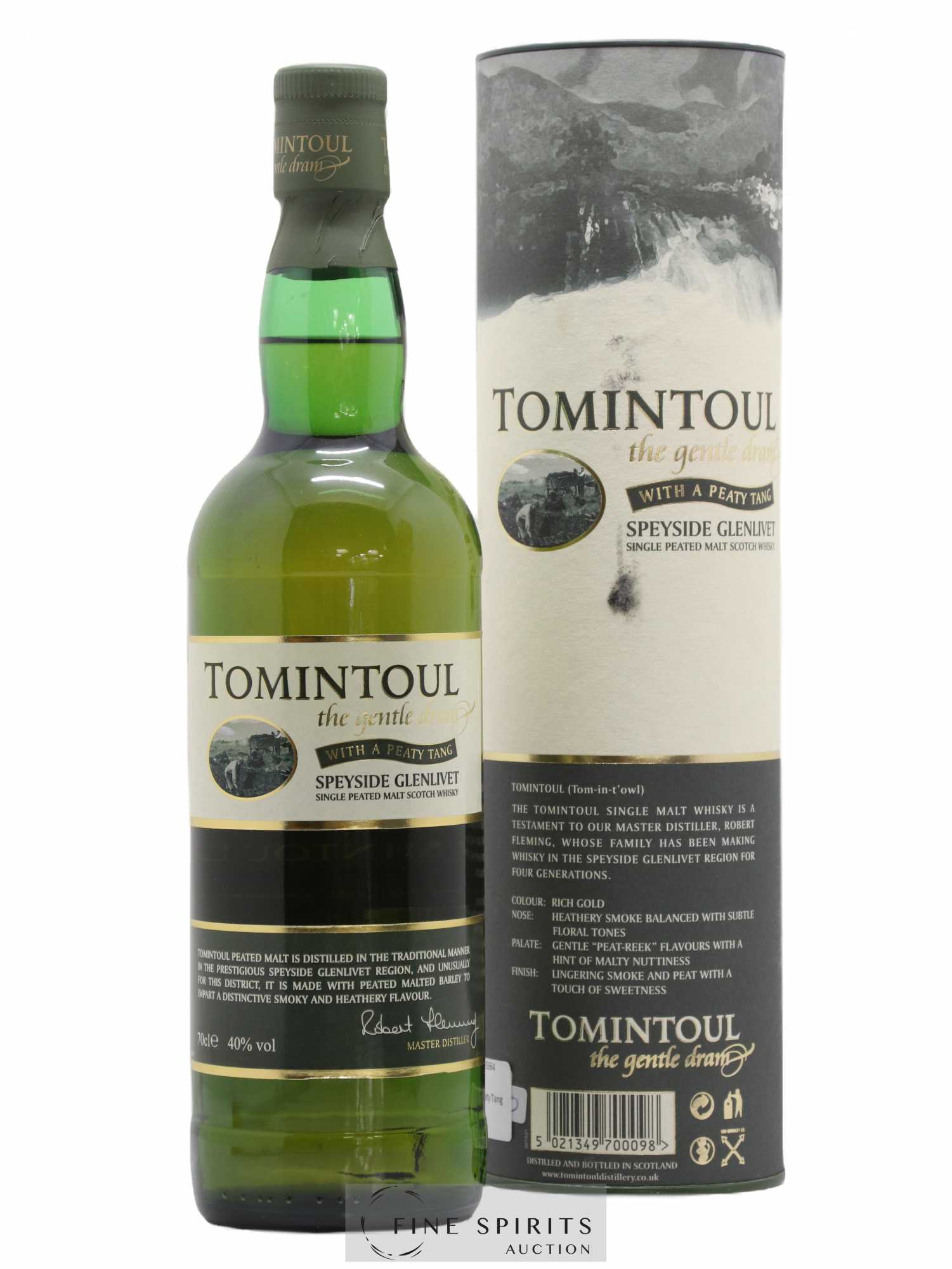 Tomintoul Of. The Gentle Dram With a Peaty Tang (sans prix de réserve) - Lot de 1 bouteille - 0
