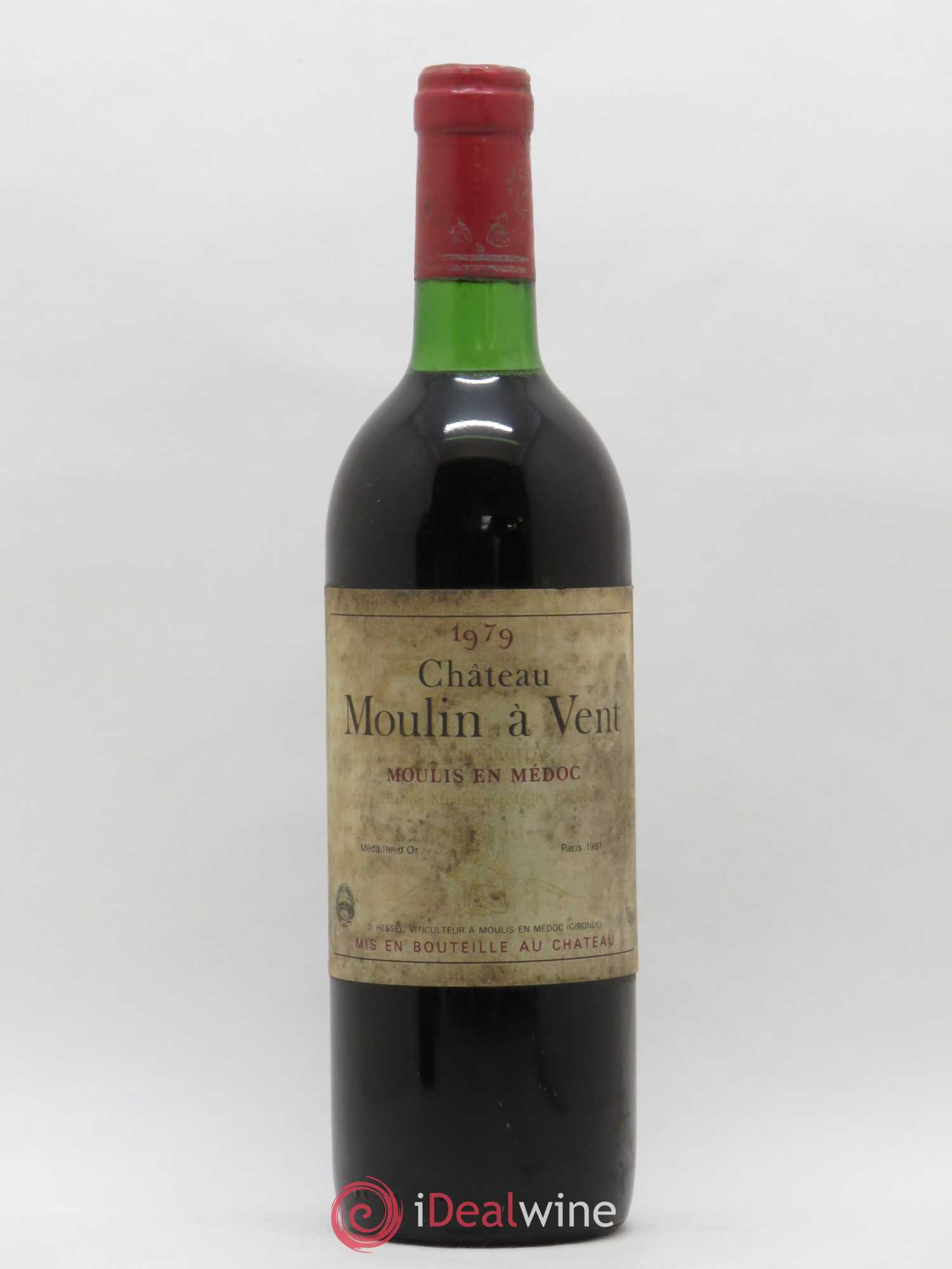 Moulis en Médoc Château Moulin à Vent 1979 - Posten von 1 Flasche - 0