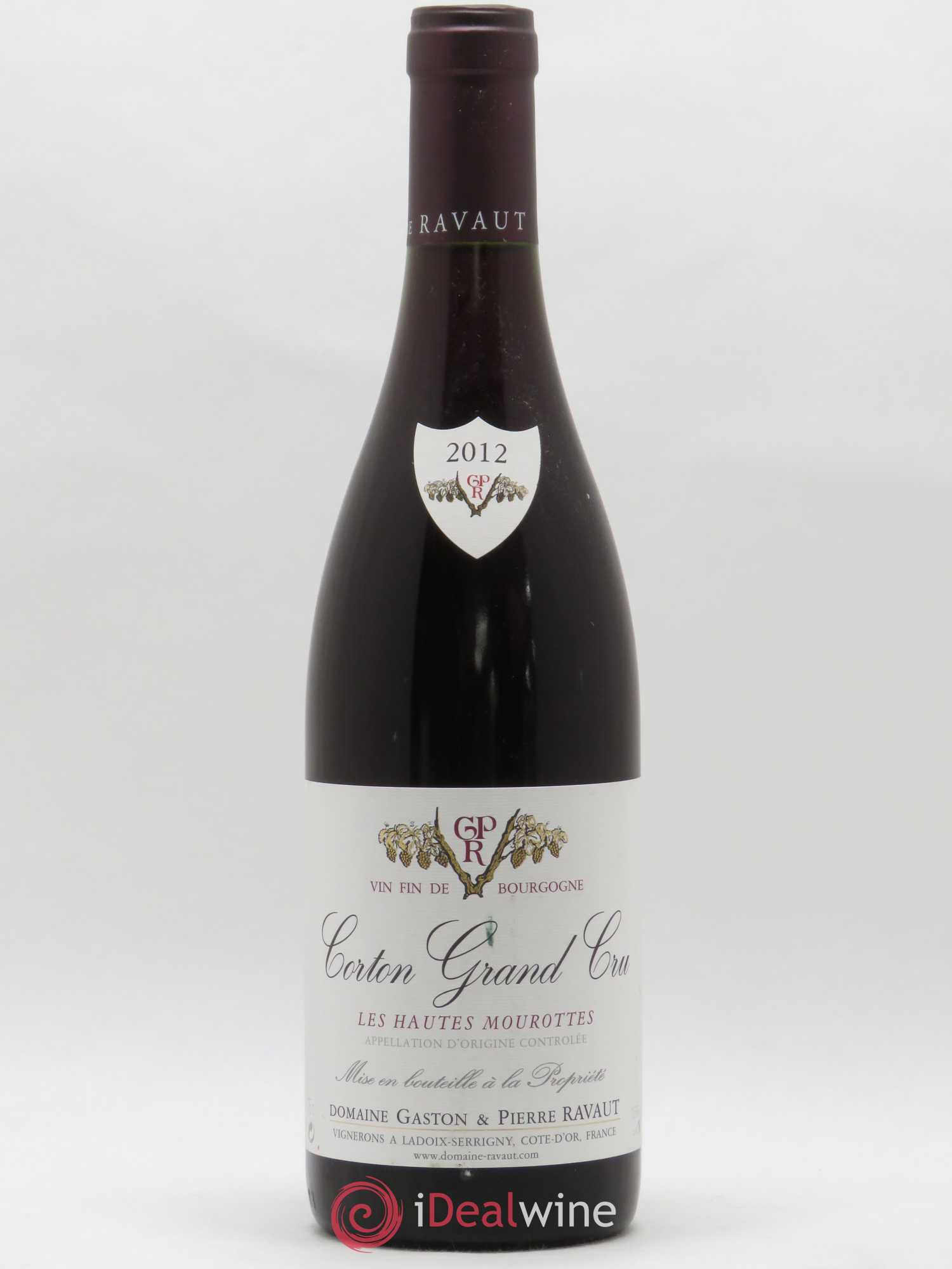 Corton Grand Cru Les Hautes Mourottes Gaston et Pierre Ravaut 2012 - Posten von 1 Flasche - 0
