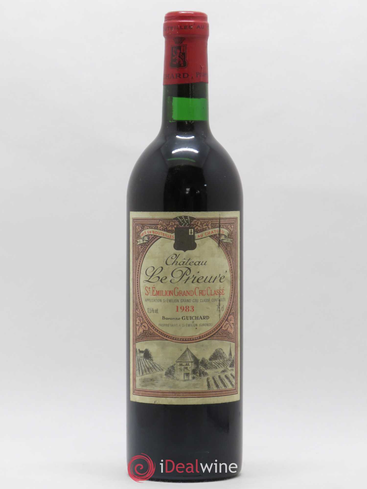Château le Prieuré Grand Cru Classé 1983 - Lot de 1 bouteille - 0