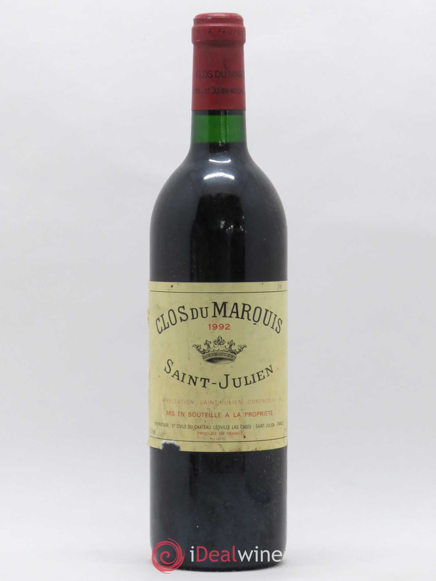 Clos du Marquis 1992 - Lot de 1 bouteille - 0