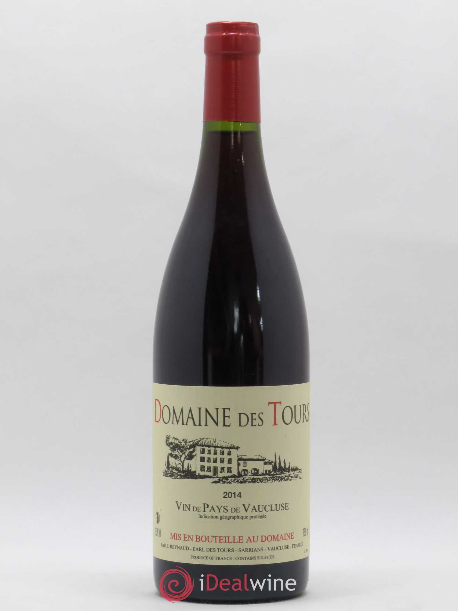 Vaucluse (Vin de Pays de Vaucluse) Domaine des Tours Emmanuel Reynaud 2014 - Lot de 1 bouteille - 0