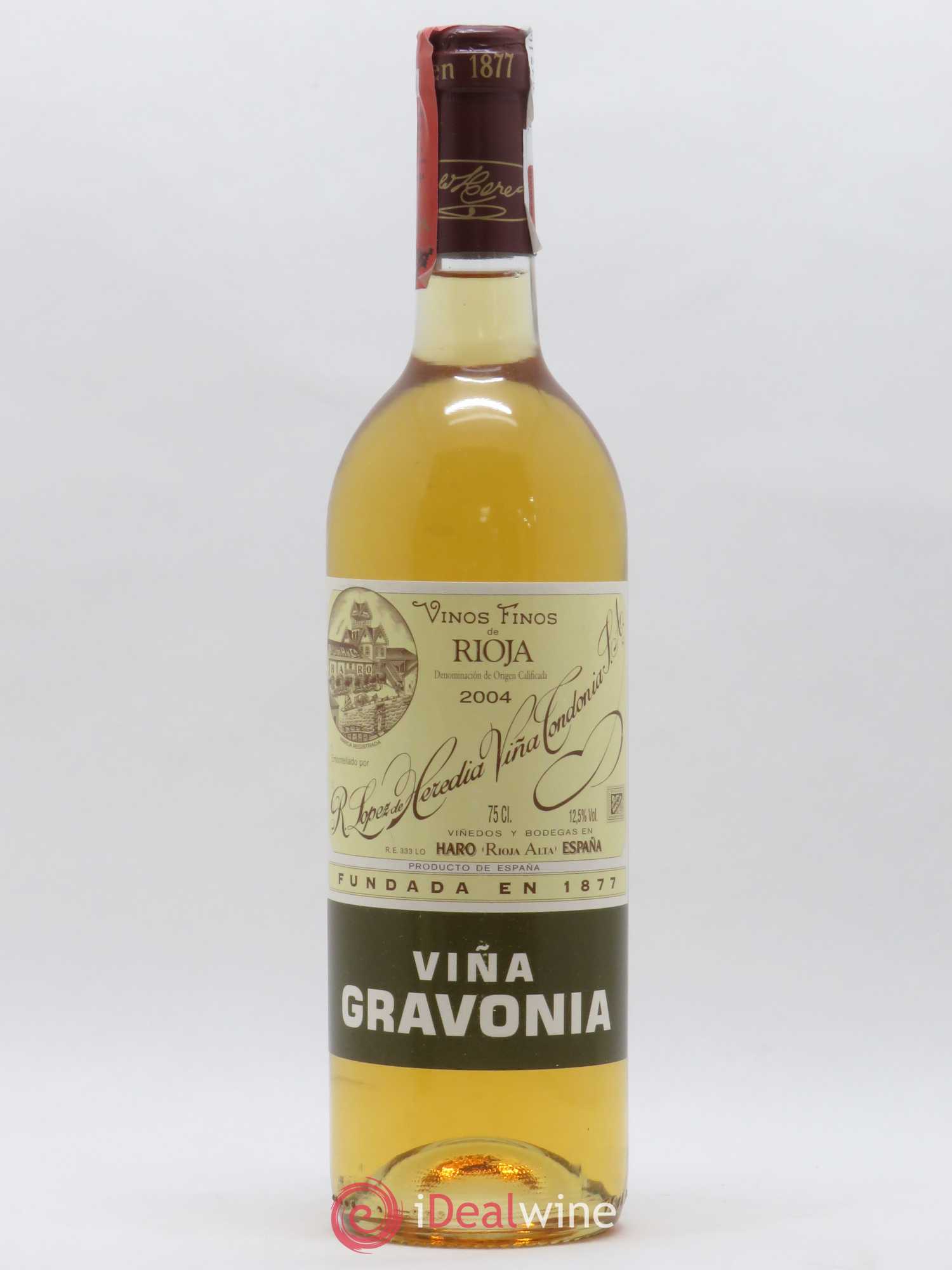 Rioja DOCA Vina Gravonia Crianza Vina Tondonia R. Lopez de Heredia 2004 - Lot de 1 bouteille - 0